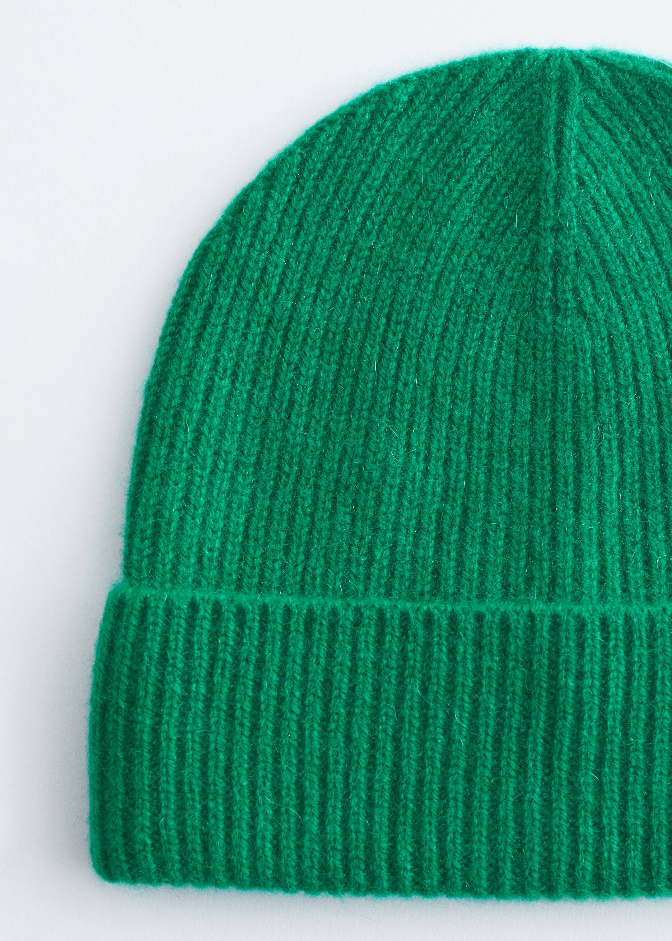Zobraziť väčší obrázok: Cashmere Beanie - modrozelená - ŽENY | H&M SK 4