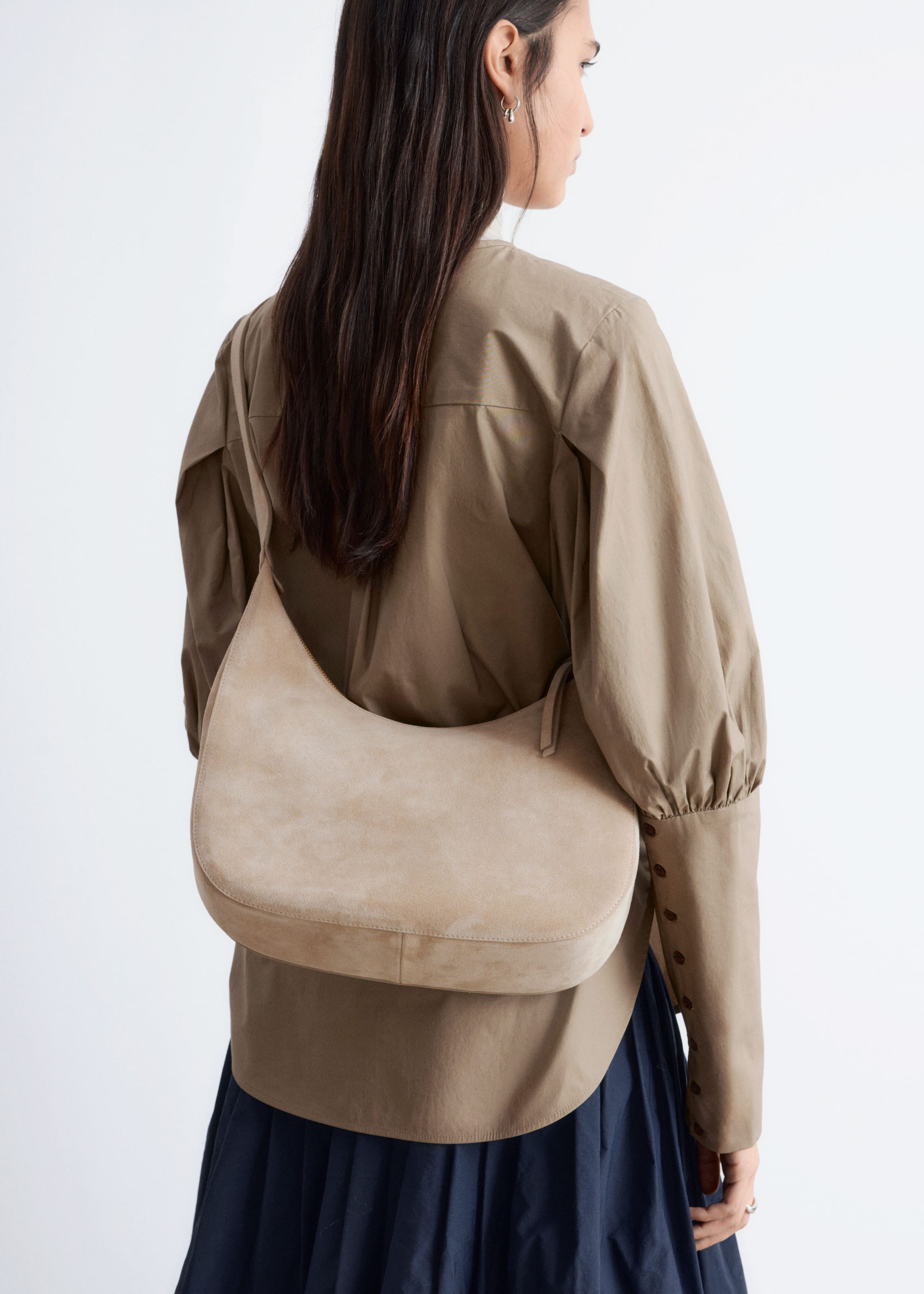 Image of Leather Crossbody Bag