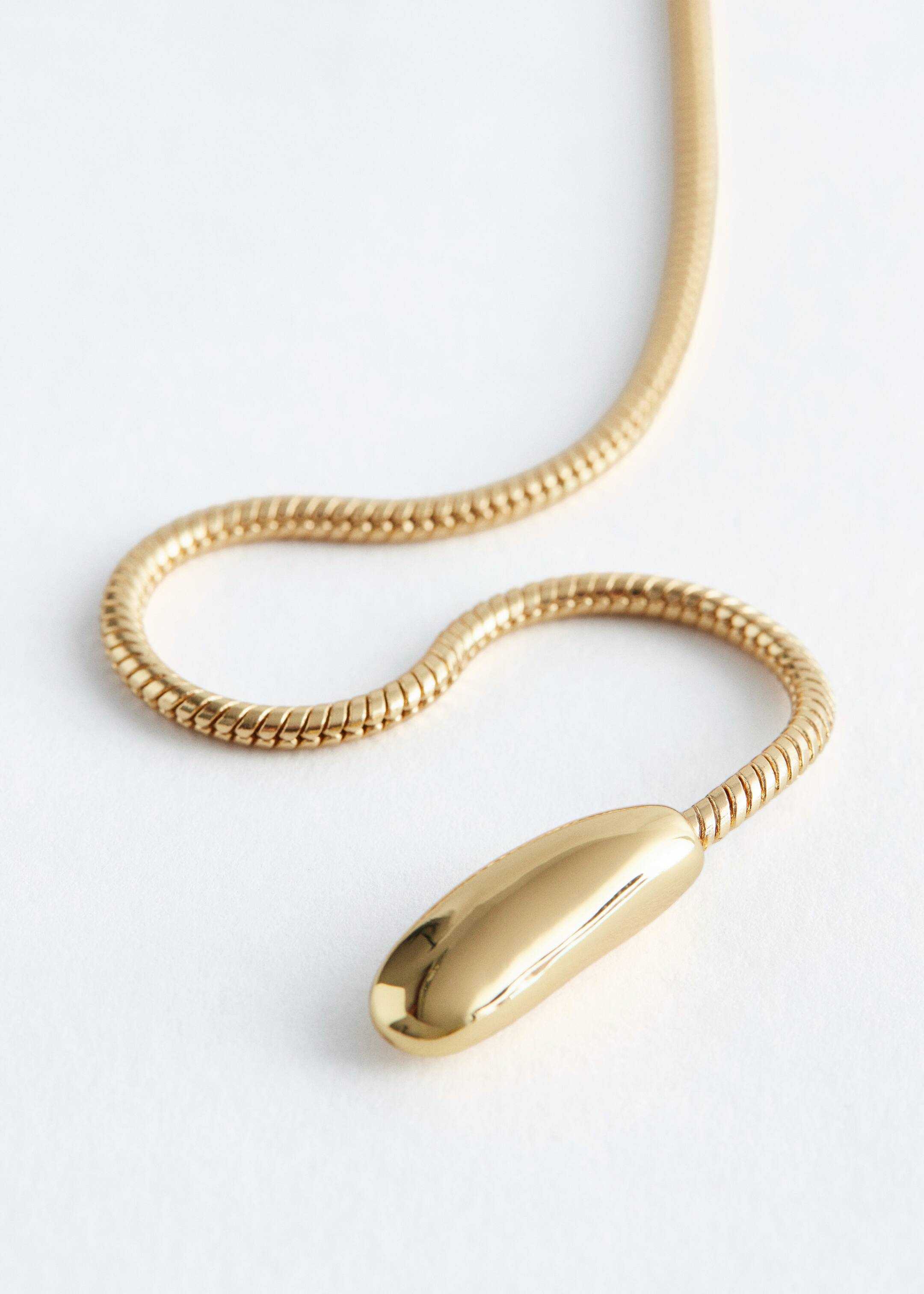 Agrandir l'image: Collier style lasso en chaîne type serpent - Doré - FEMME | H&M CH 4