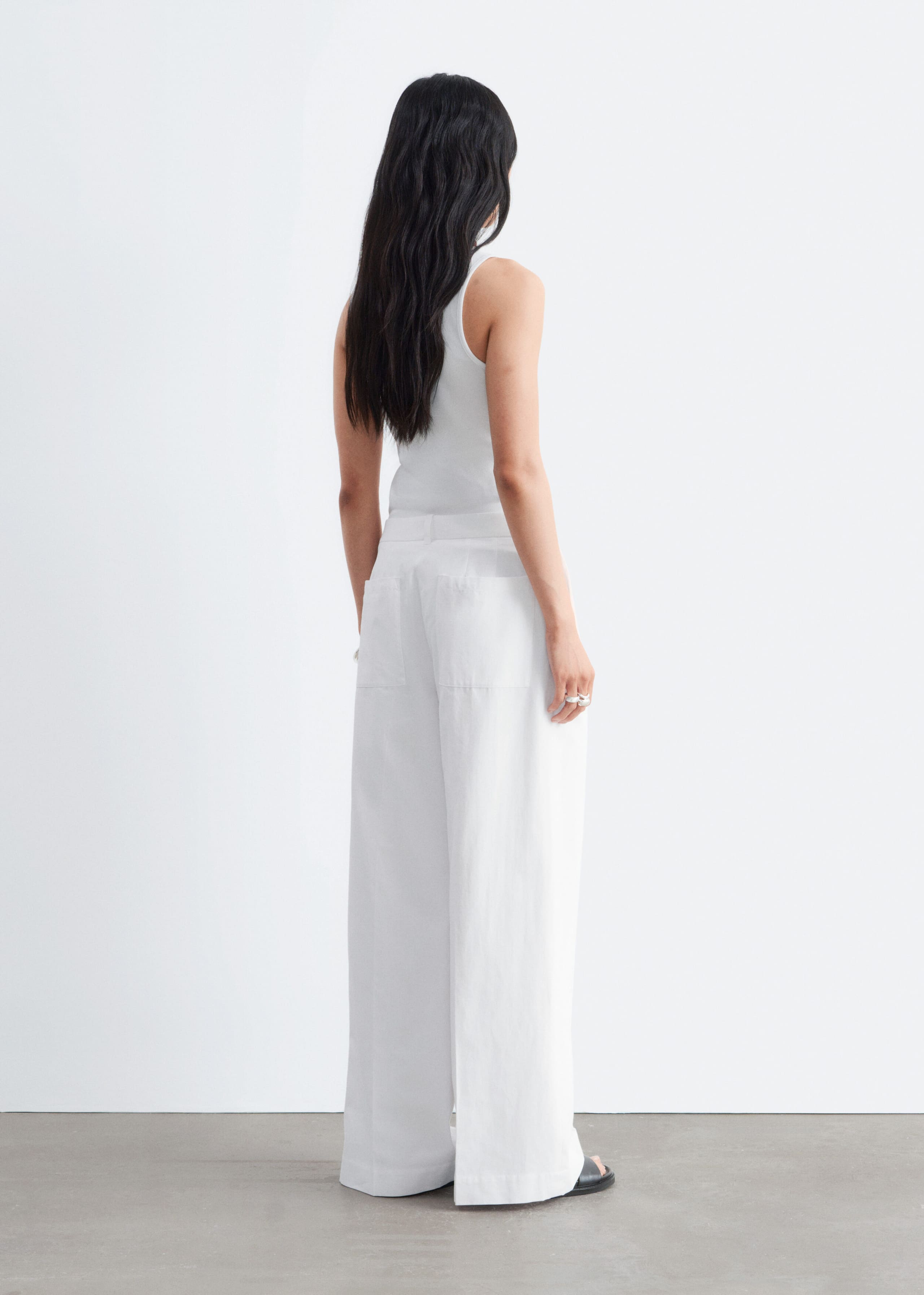 Image of Ribbed Cotton Tank Top