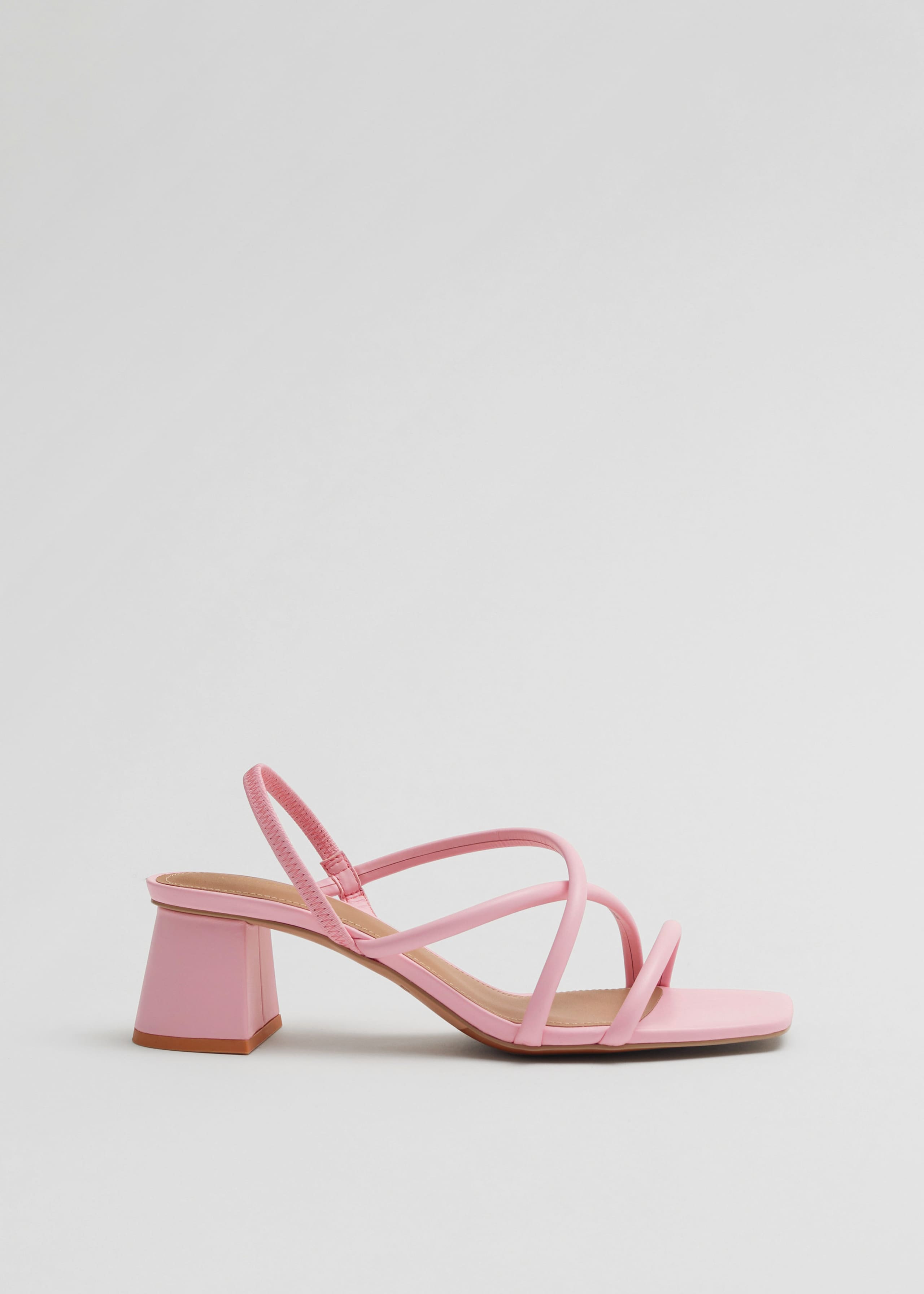 Image of Sandalias de tiras con tacón ancho