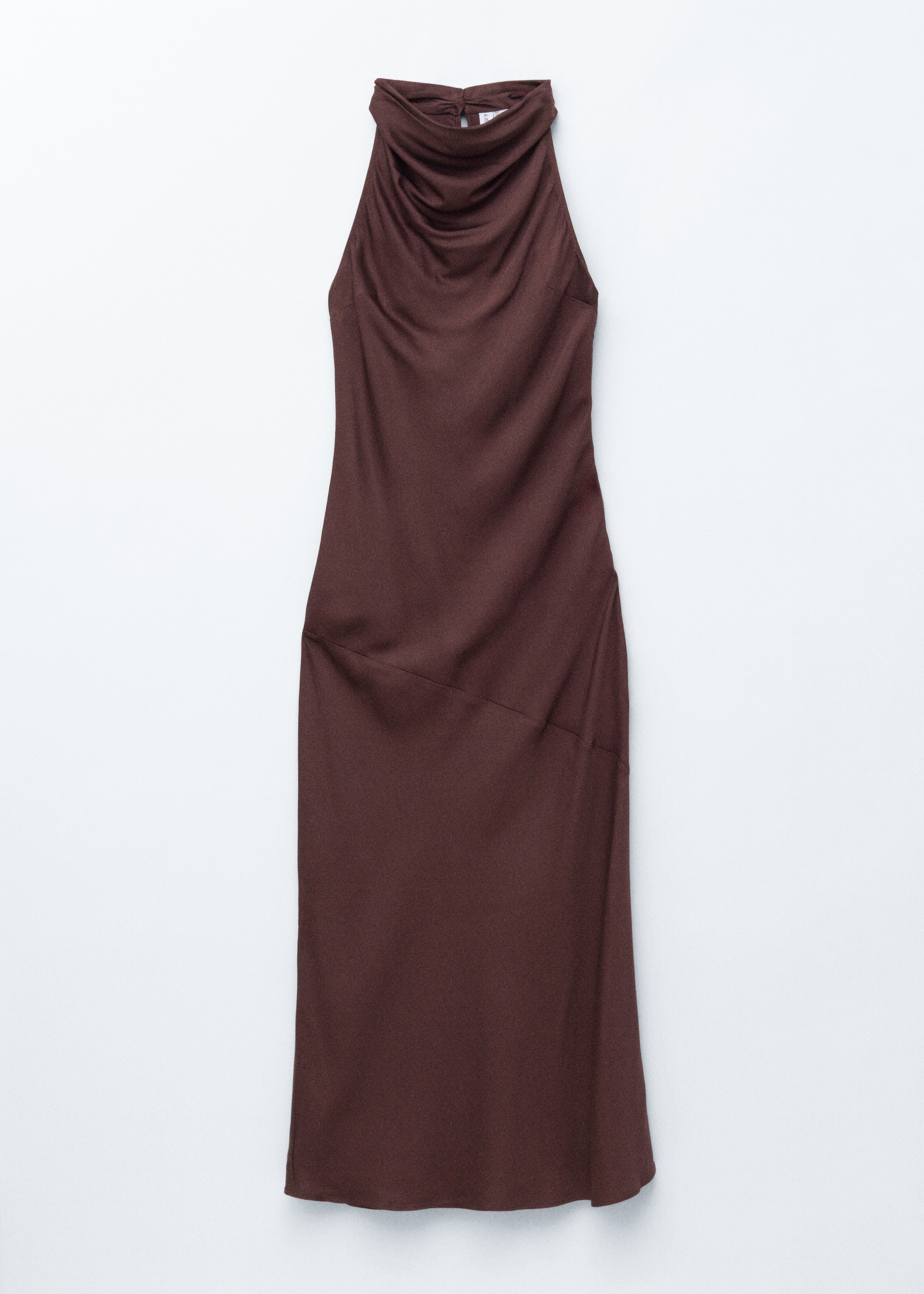 Nagyobb kép megtekintése: Szatén midi ruha - Sötétbarna - NŐI | H&M HU 7