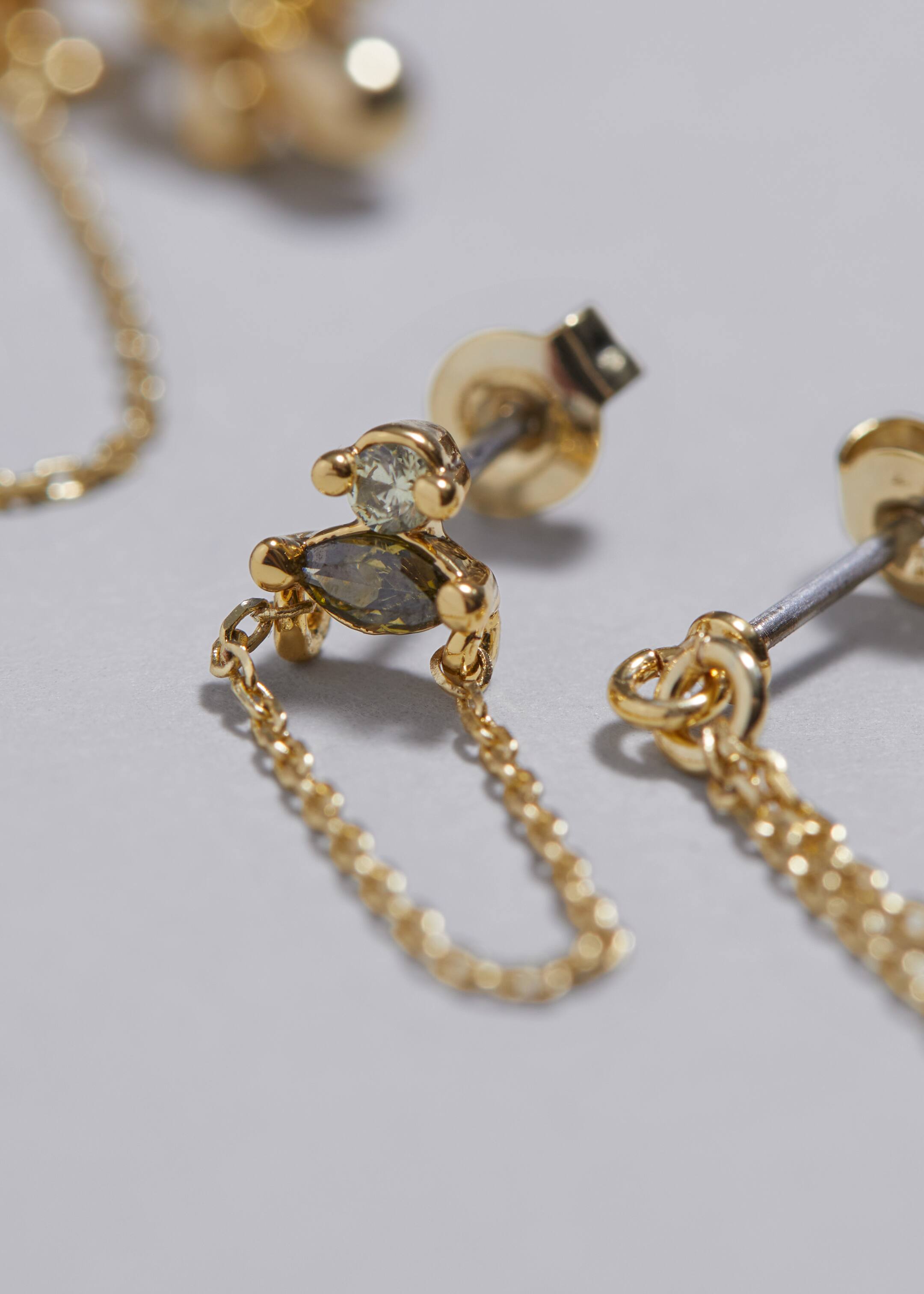 Προβολή μεγαλύτερης εικόνας: Σετ Σκουλαρίκια με Διακοσμήσεις - Χρυσό - Ladies | H&M GR 3