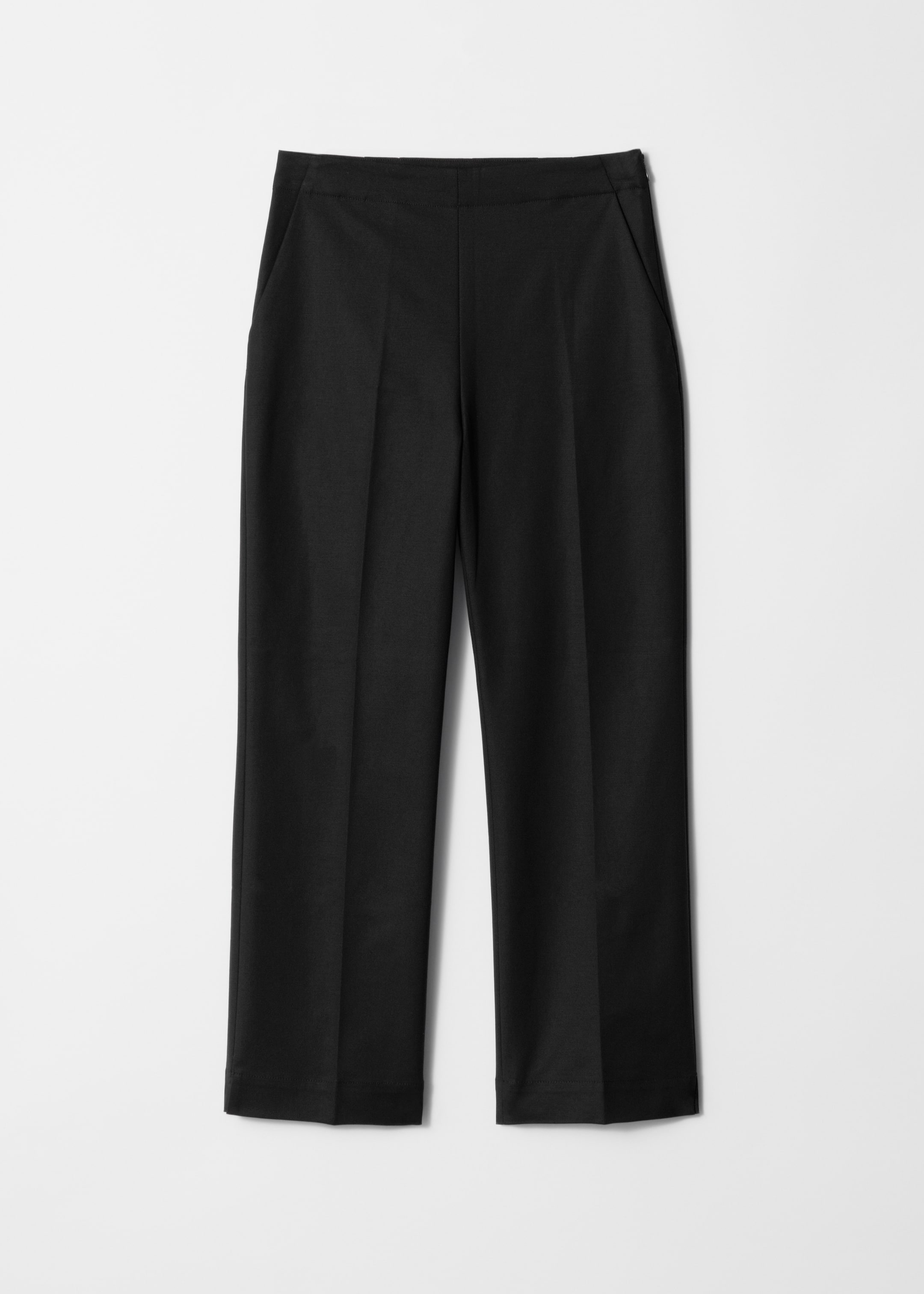Agrandir l'image: Pantalon slim à plis marqués - Noir - FEMME | H&M CH 5