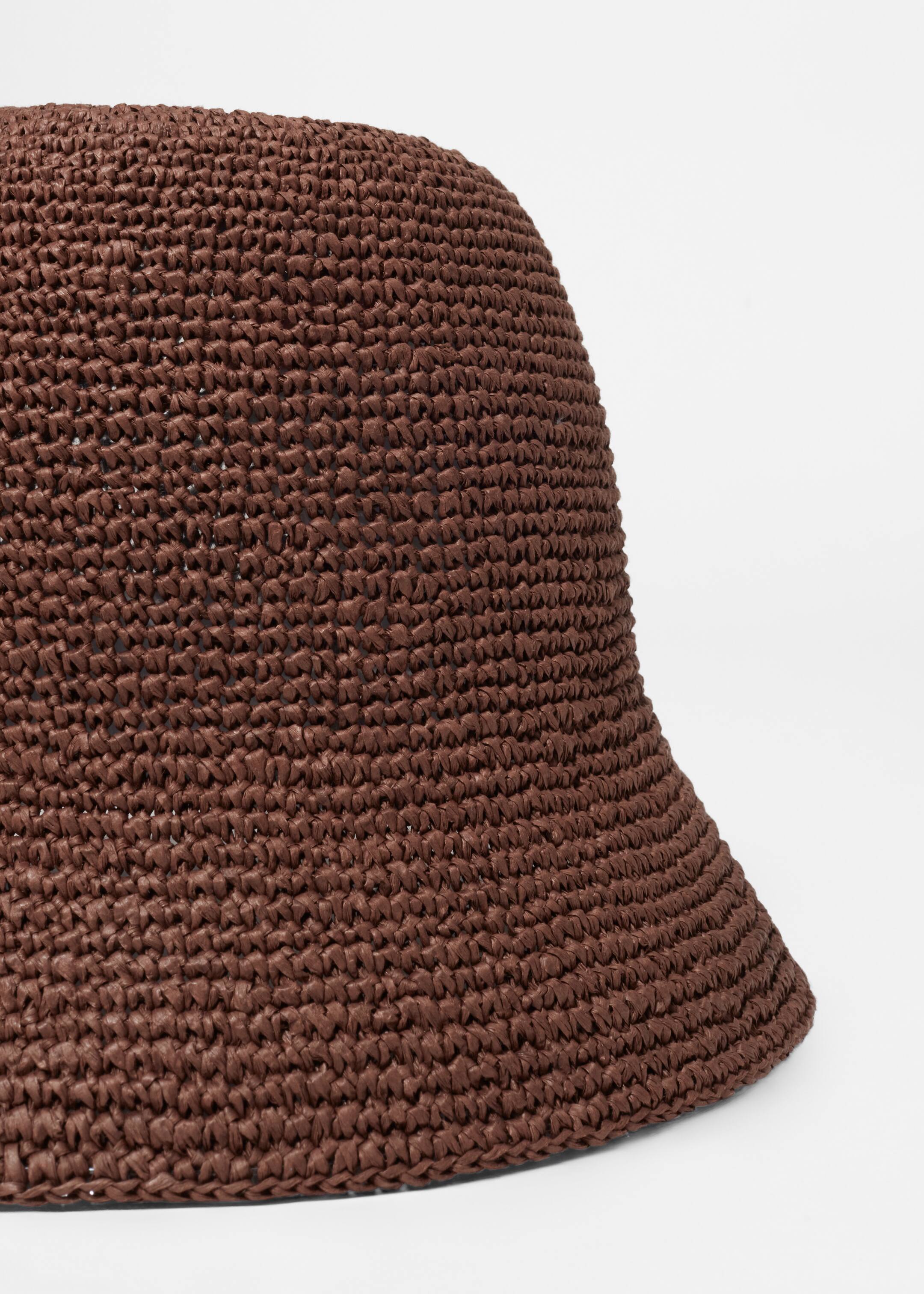 Agrandir l'image: Bob en paille tressée - Marron foncé - FEMME | H&M BE 2