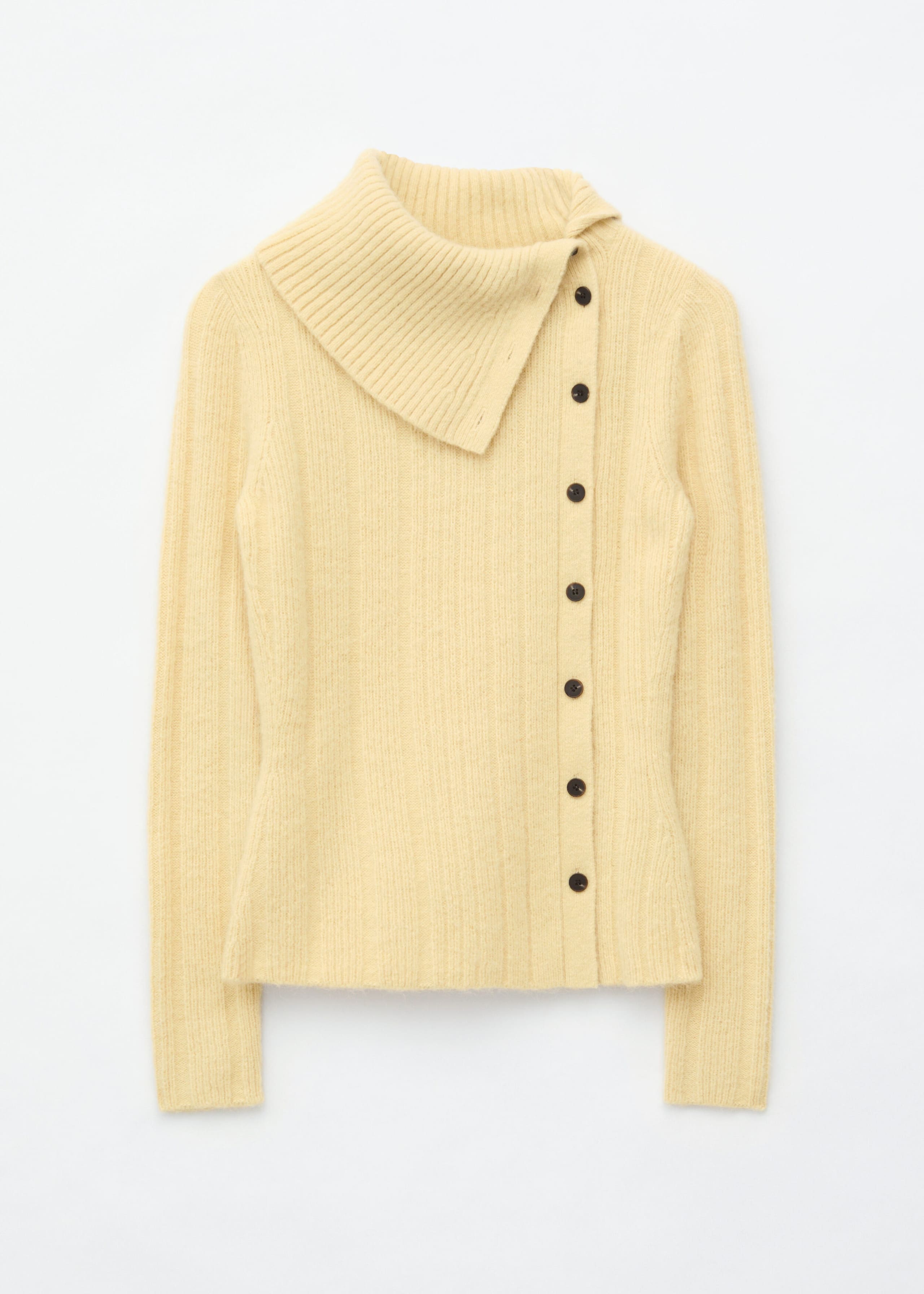 Alpaca-Blend Cardigan - Cream - Still Life