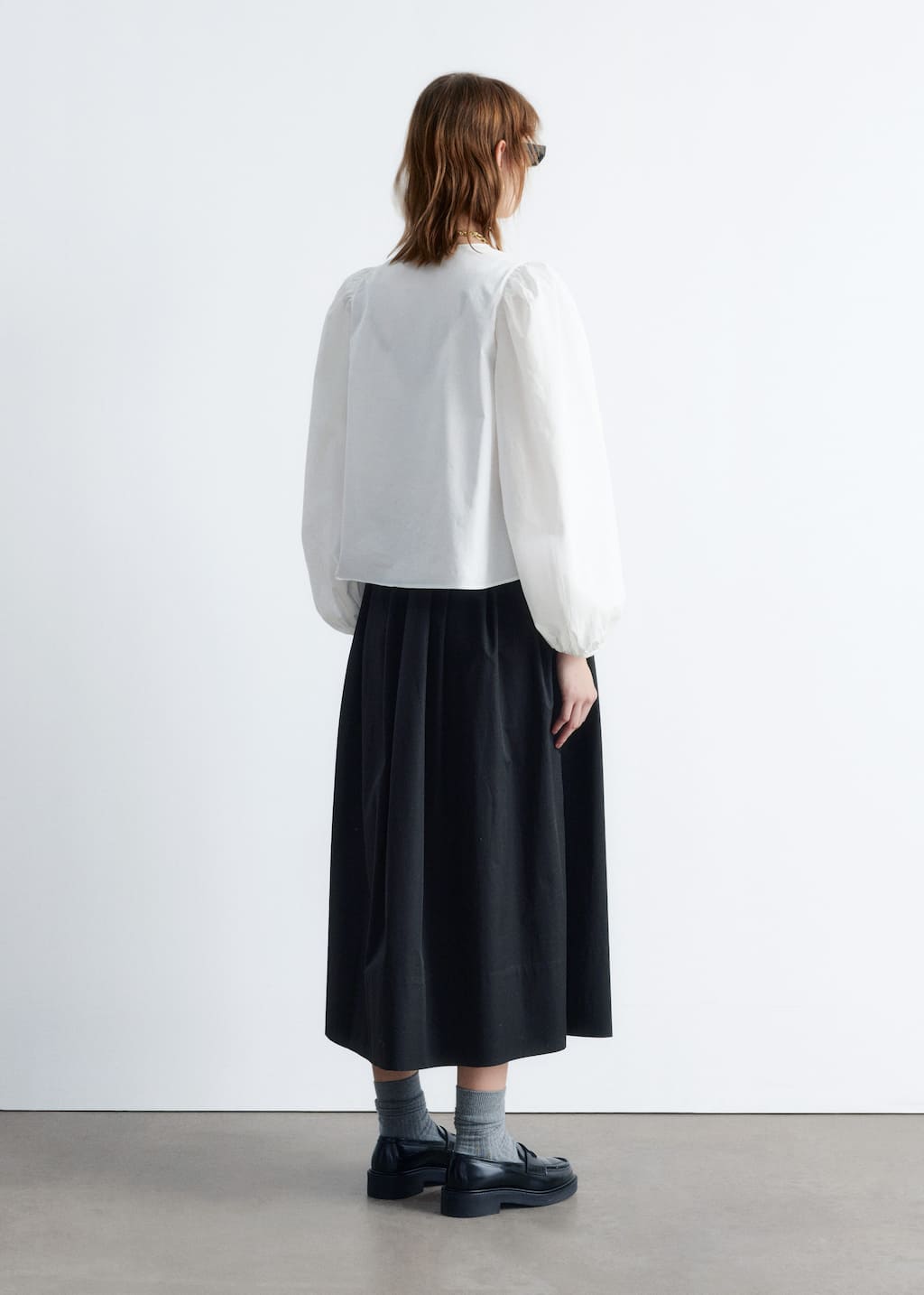 Image of Tie-Front Blouse