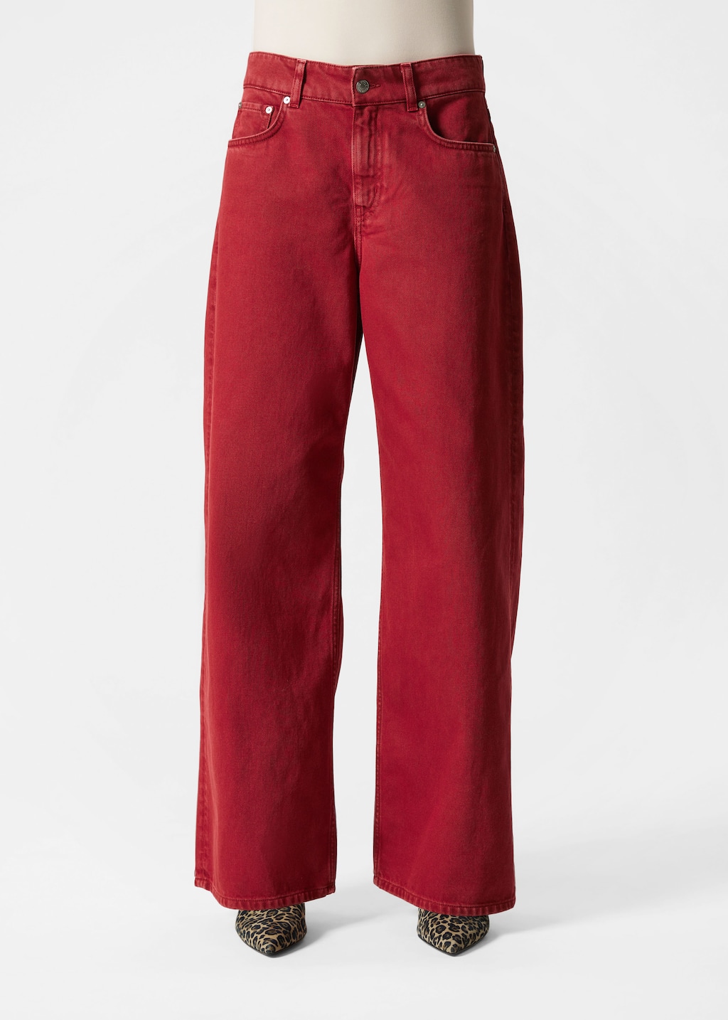 Image of Relaxed Wide-Leg Jeans