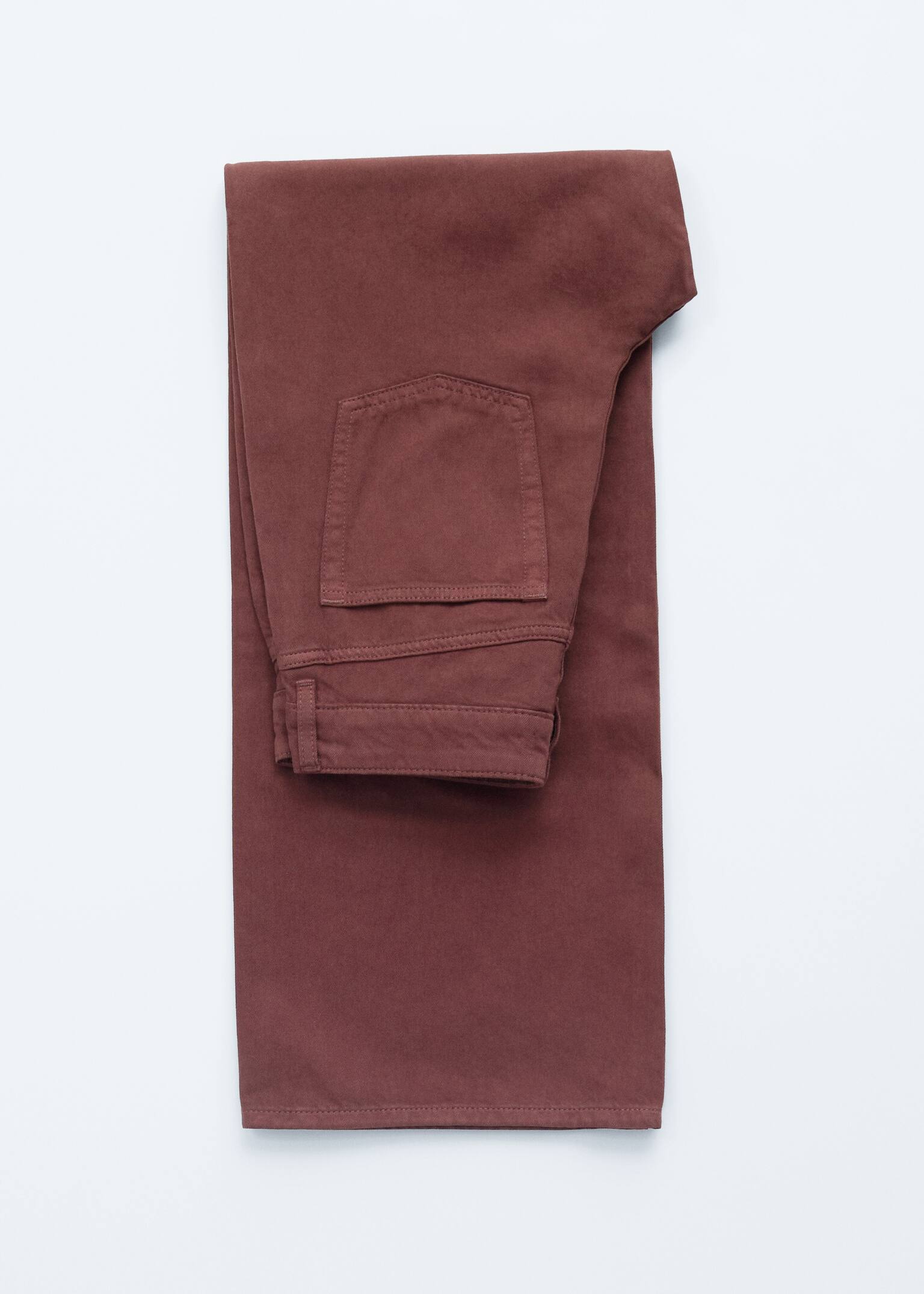 Relaxed Wide-Leg Jeans - Roestbruin/Kakigroen/Beige/Black/Lichtgeel/Light blue/Roze - 4