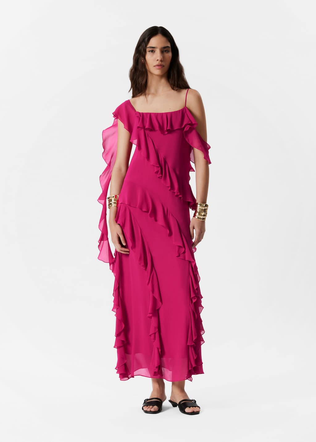 Image of Maxikleid mit Volants