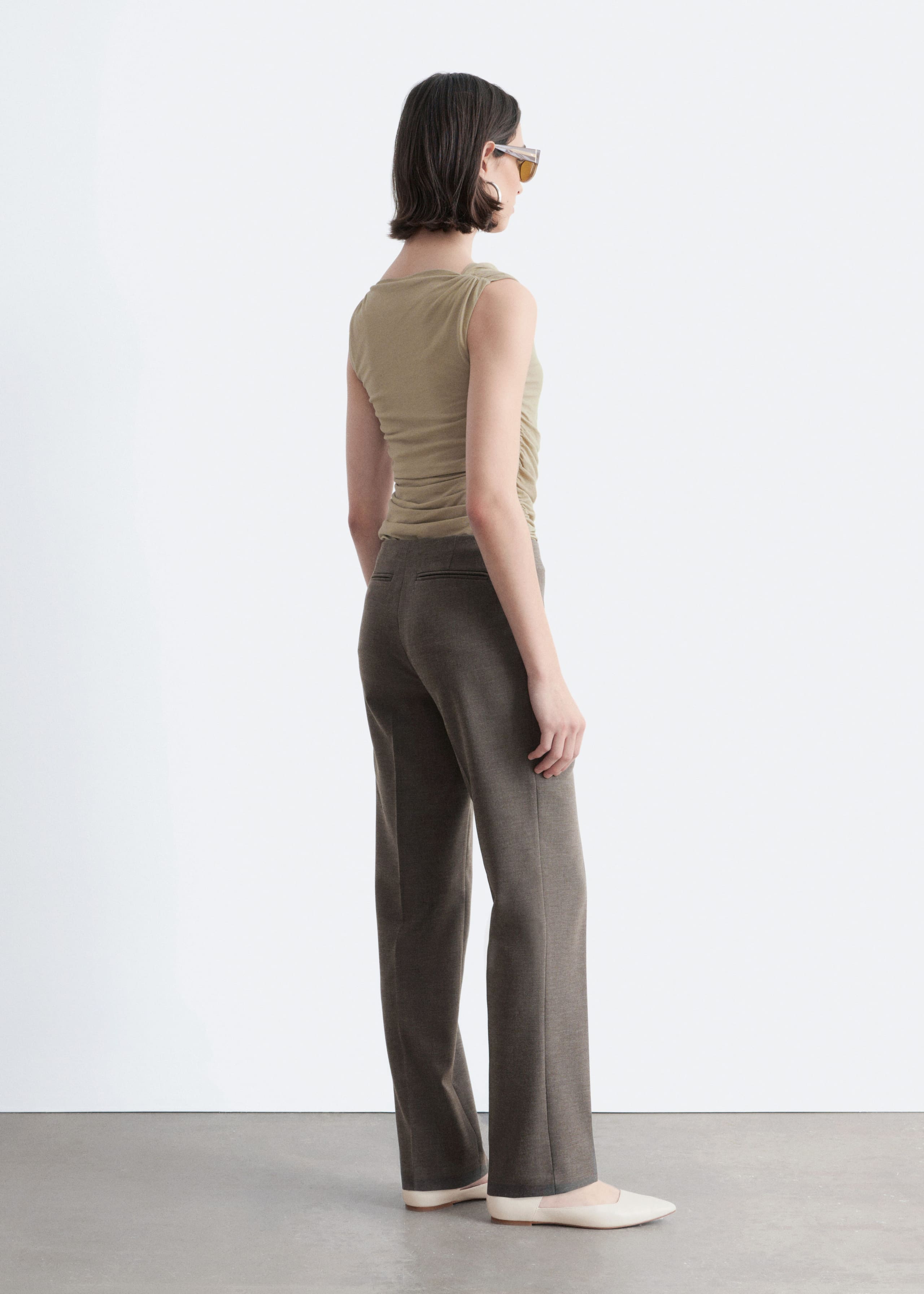 Image of Tailored Press-Crease Trousers