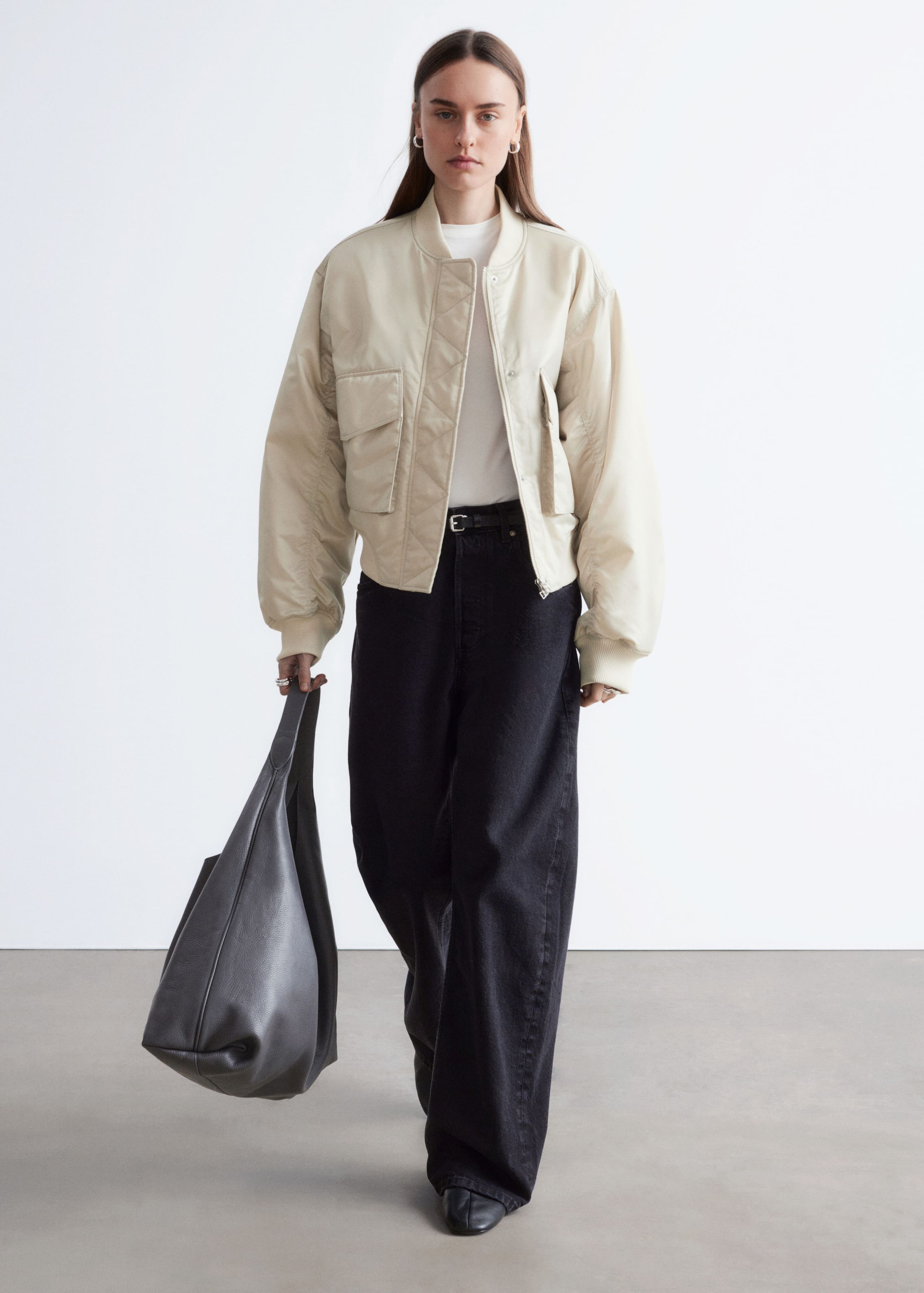 Image of Padded Bomber Jacket