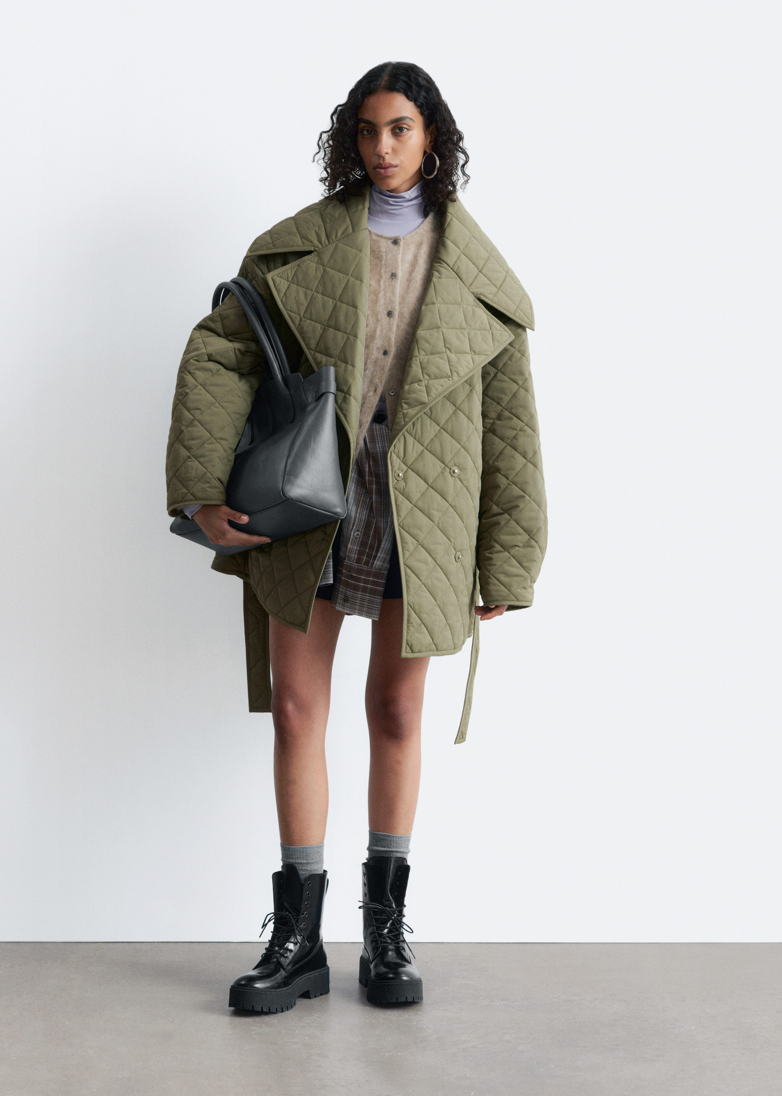 Cropped Bouclé Jacket - Melange Pattern - & Other Stories US