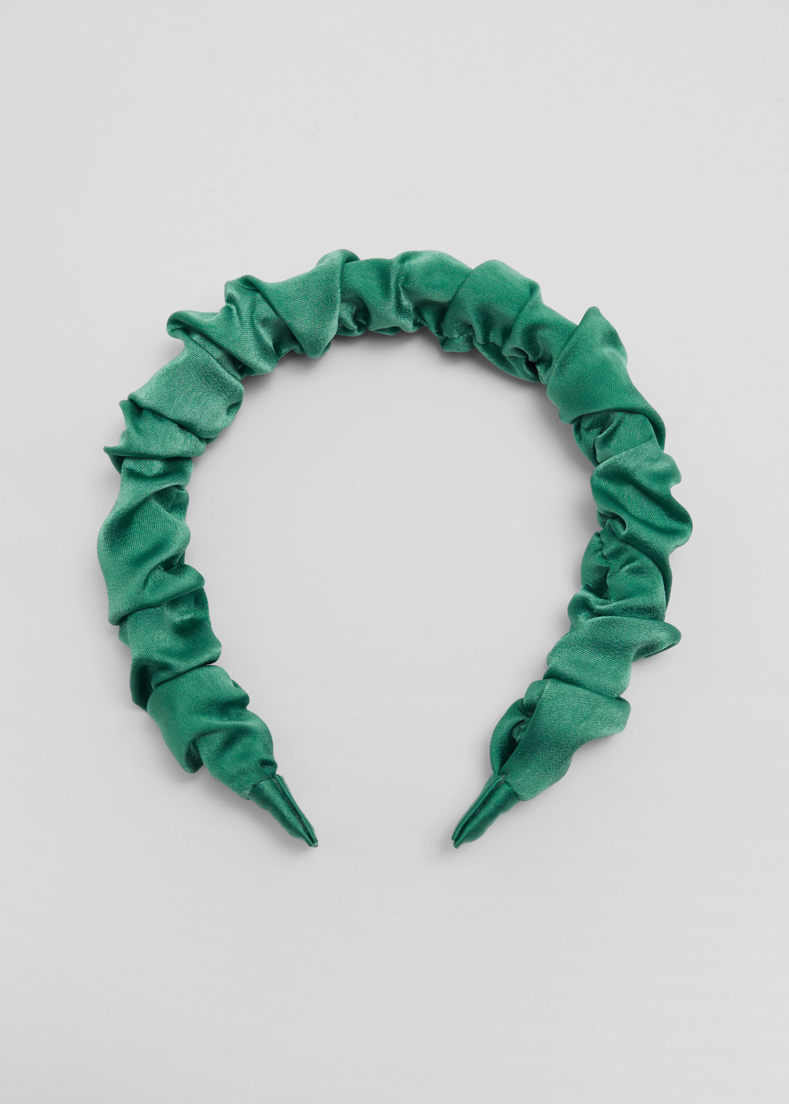 Diadema Alice fruncida - Verde - Bodegón
