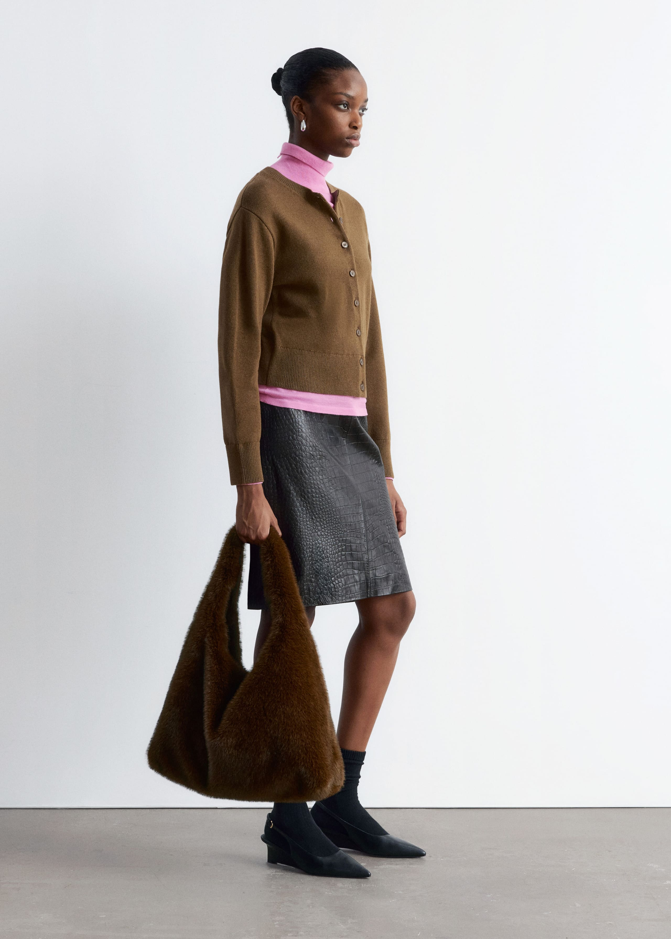 Image of Wool-Blend Cardigan