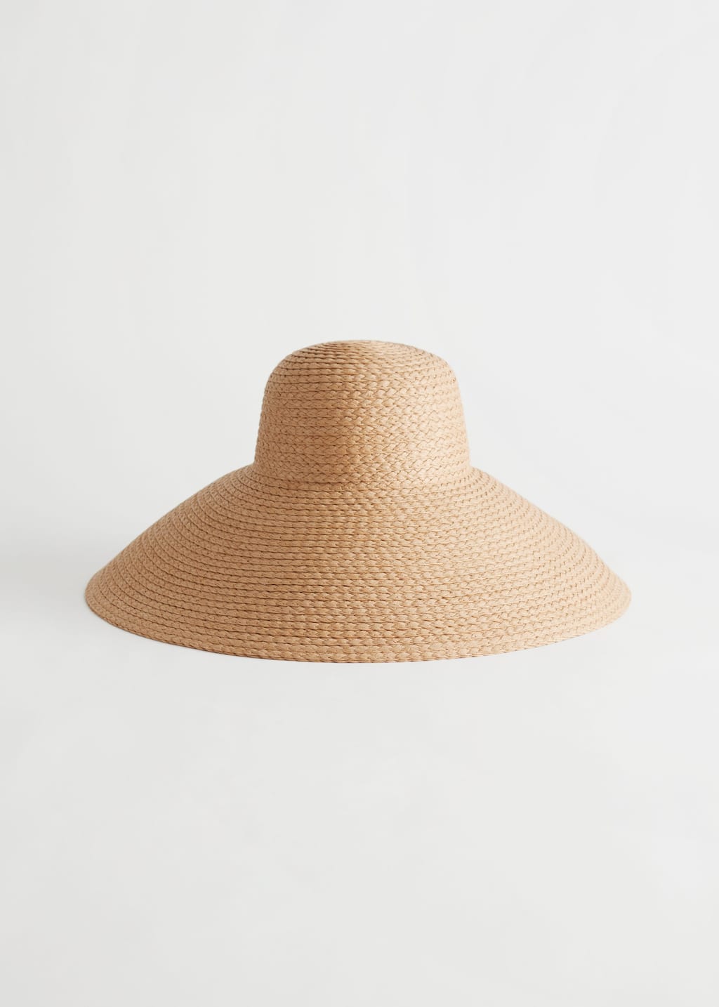 Wide Brim Straw Hat - Beige - Bodegón
