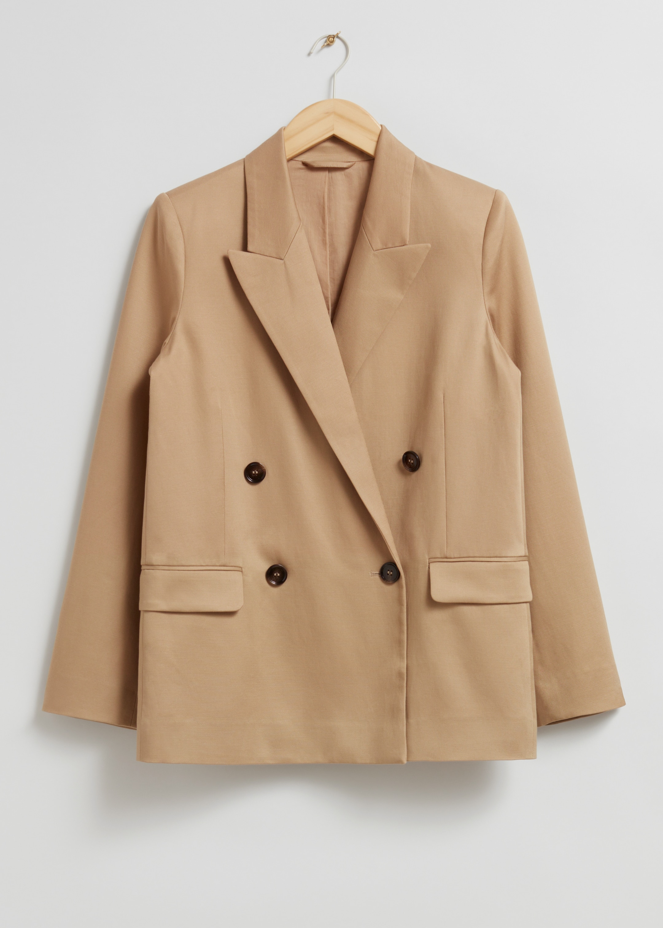 Ingrandisci l'immagine: Double-Breasted Blazer - Dusty Beige - DONNA | H&M CH 1