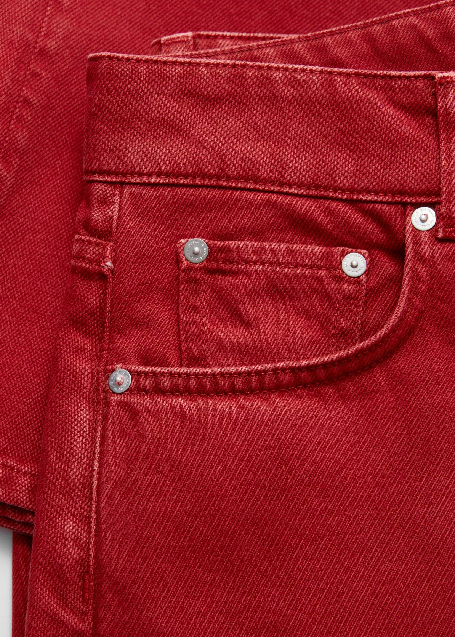 Jean large - Rouge/Brun rouille/Vert kaki/Rose/Beige/Bleu/Noir - 3