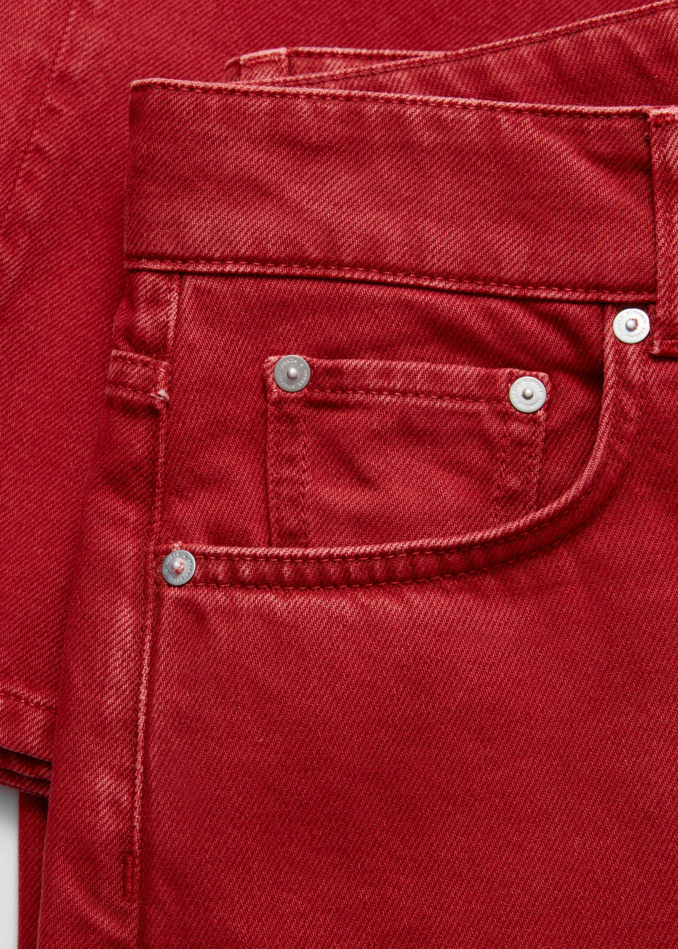 Ver imagem maior: Calças de ganga de pernas largas - Vermelho - SENHORA | H&M PT 3