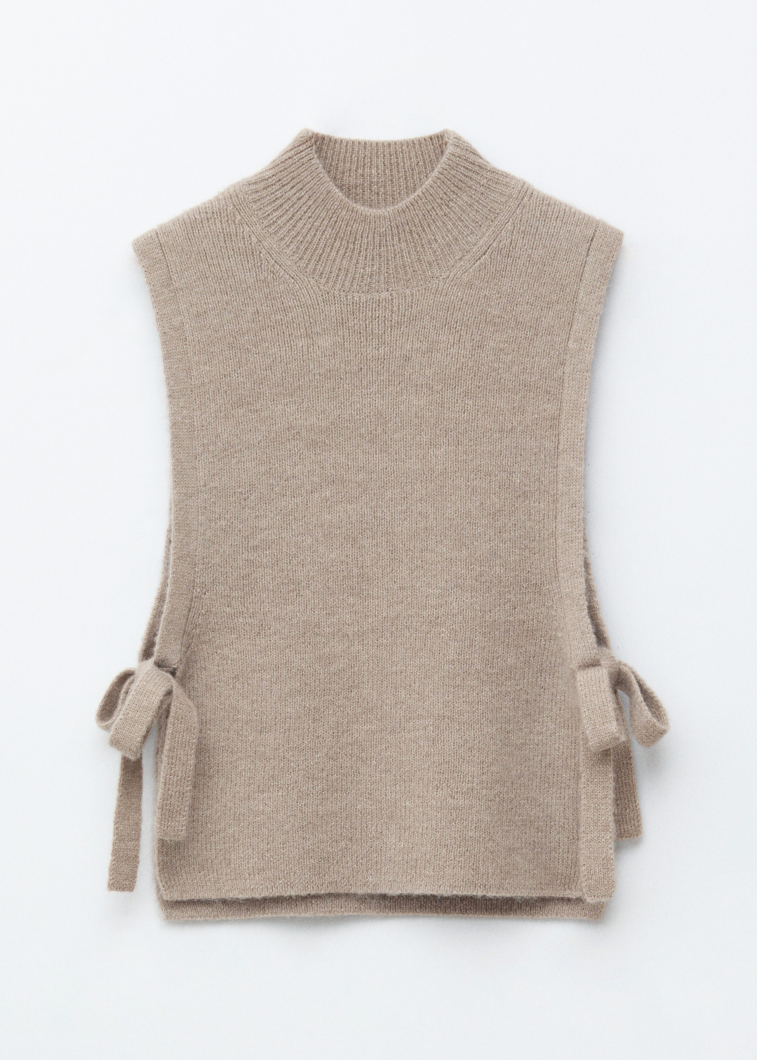 Plastron à col en laine