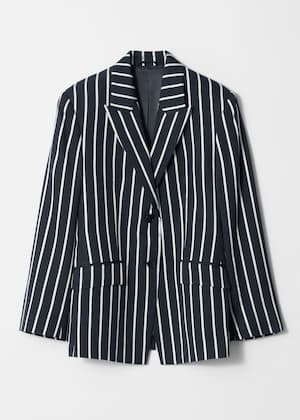 Rayures bleu marine