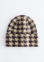 Beige/Houndstooth
