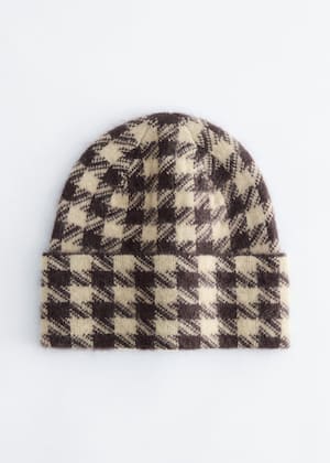 Beige/Houndstooth