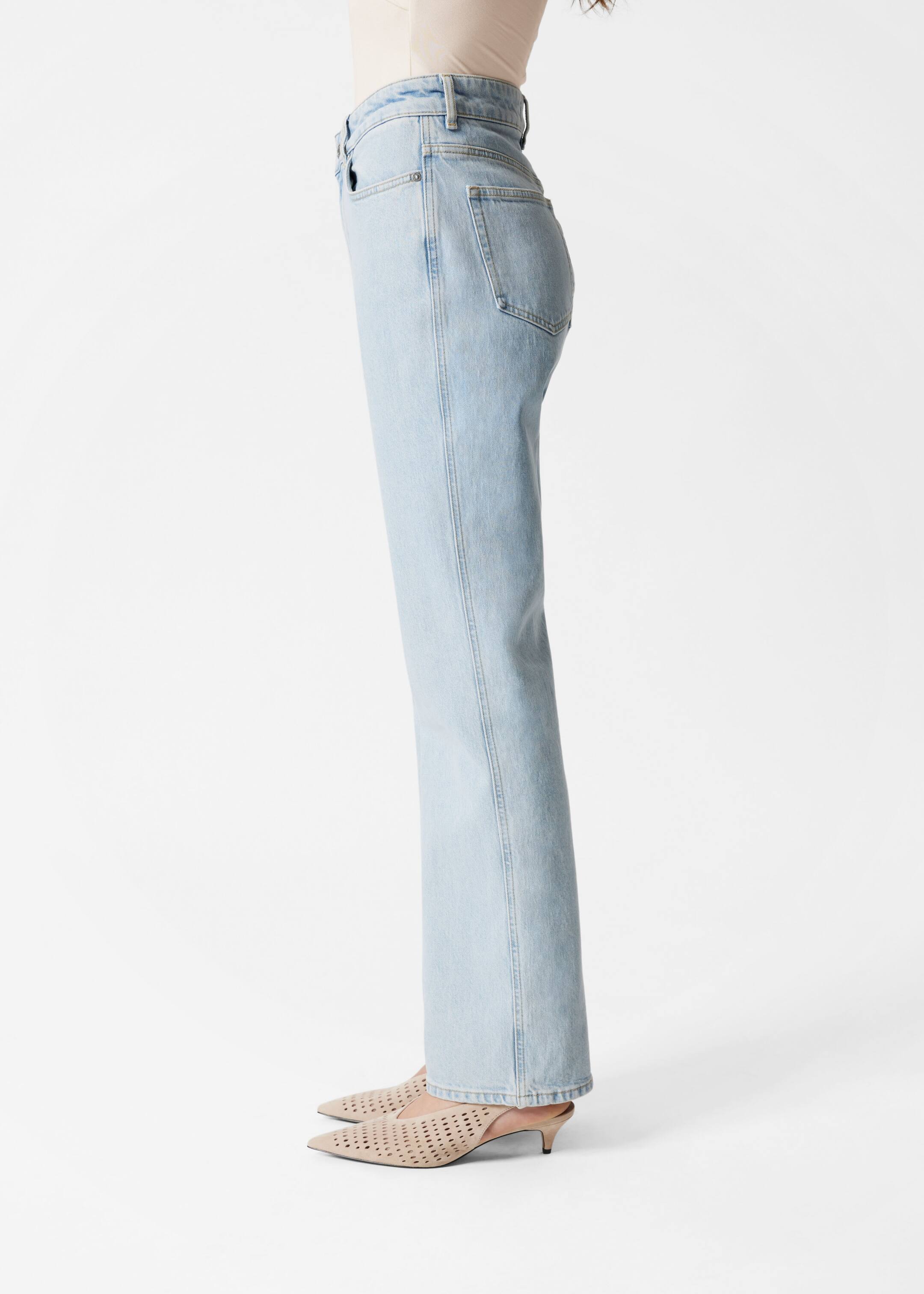 Größeres Bild anzeigen: Jeans mit hohem Bund und weitem Bein - Hellblau - Ladies | H&M AT 6