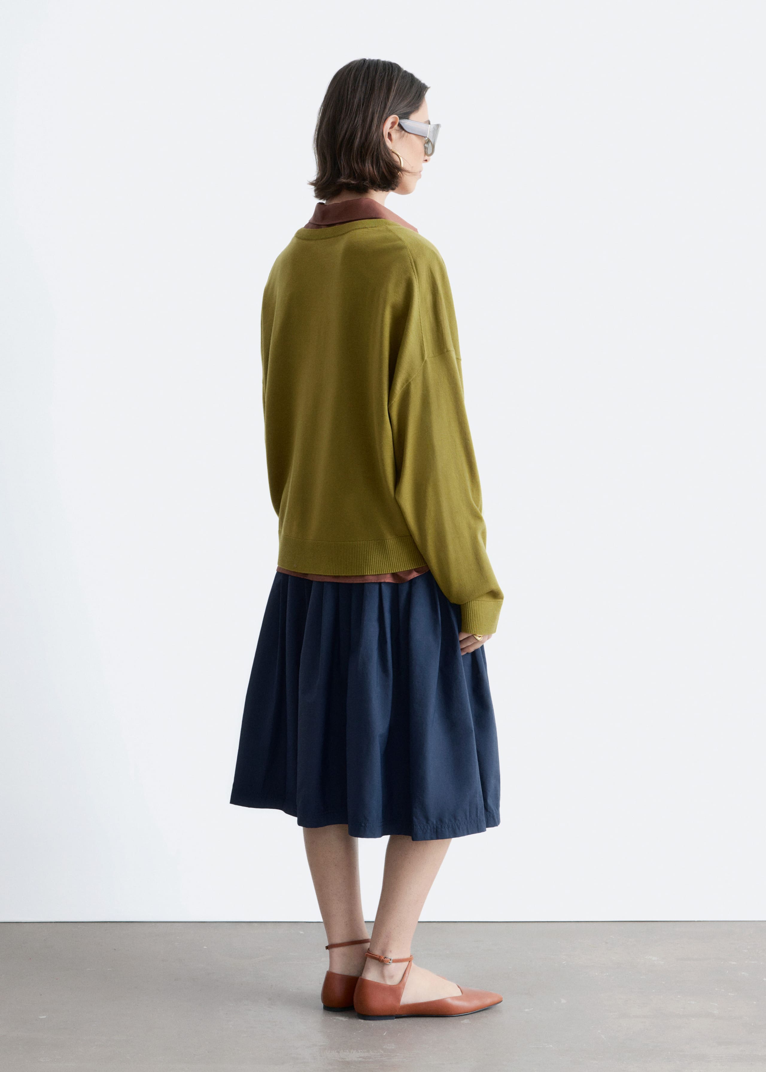 Image of V-Neck Wool Jumper