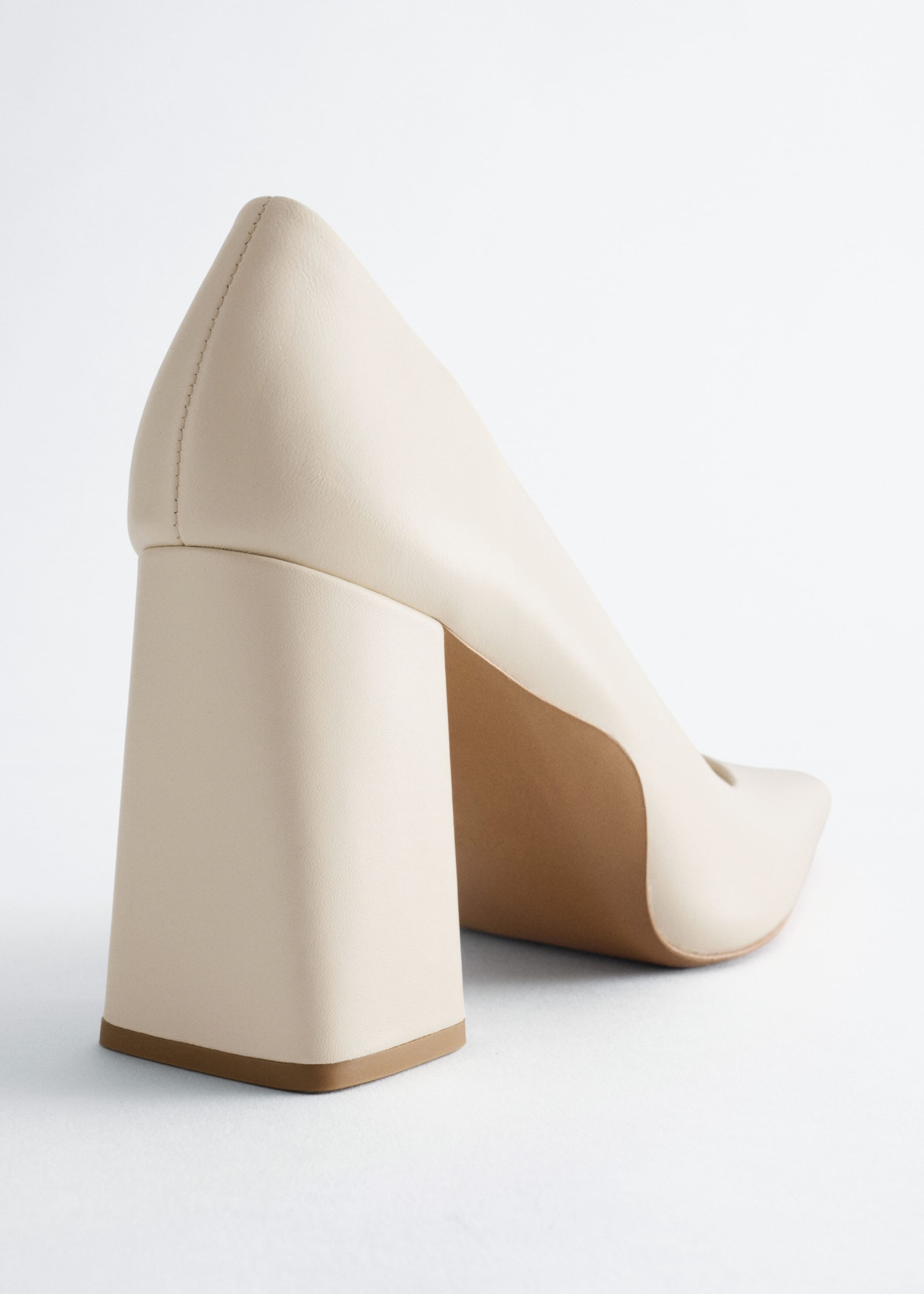 Suède pumps met blokhak - Kakigroen - Stilleven