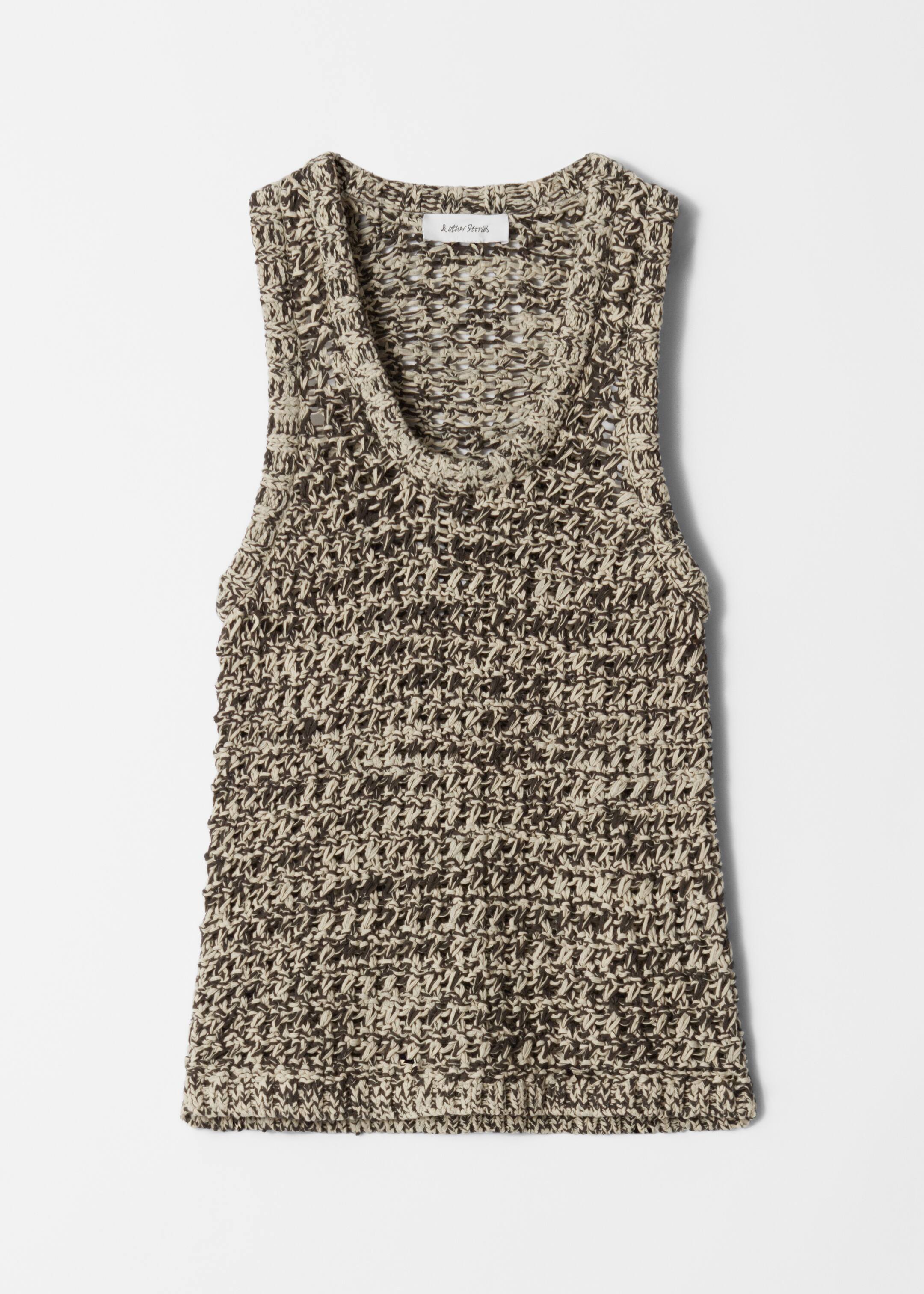 View larger image: Knitted Tank Top - Beige/Brown - Ladies | H&M GB 6