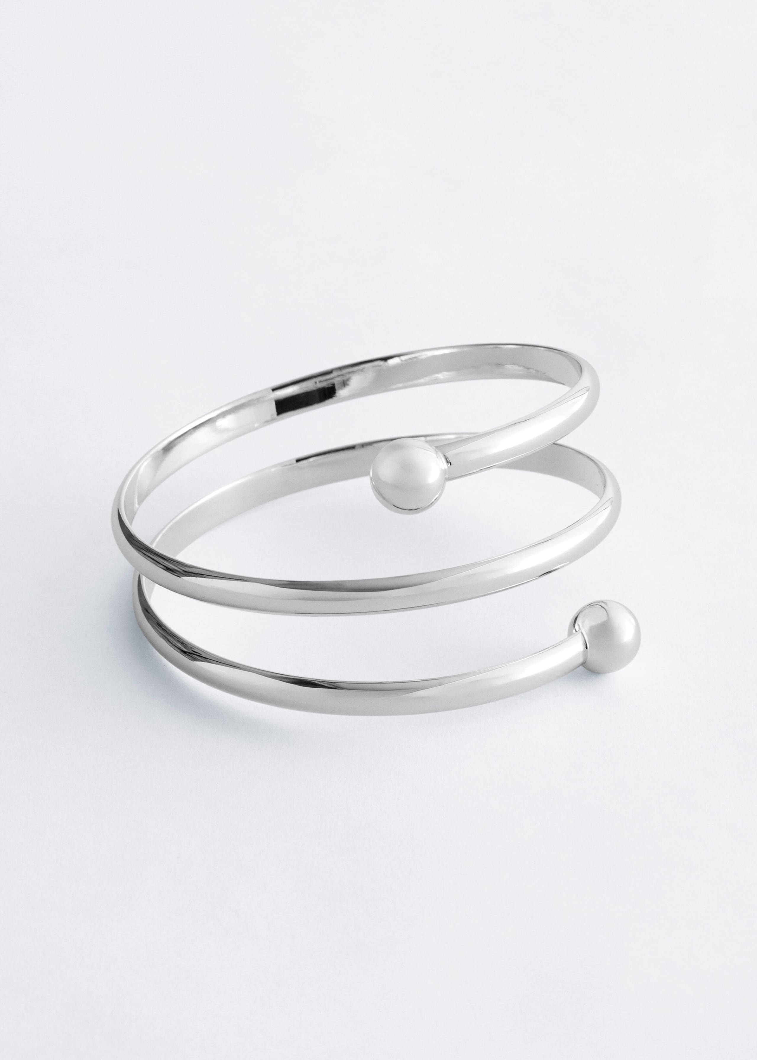 Sphere Cuff Bracelet - Silver - Still Life