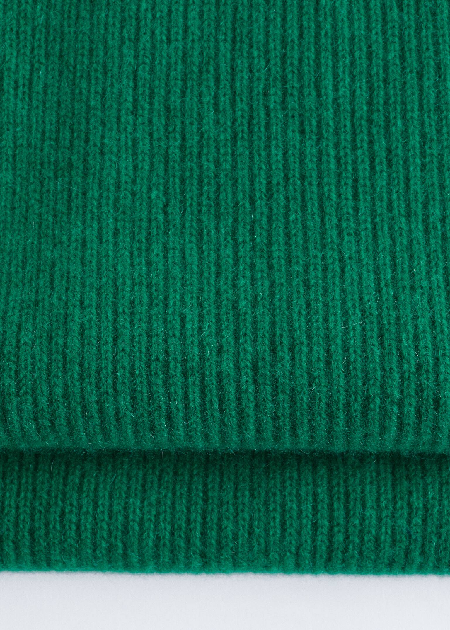 Schal aus Kaschmirstrick - Grün/Cremefarben/Graubraun/Navyblau/Dunkelbraun/Blau - 3