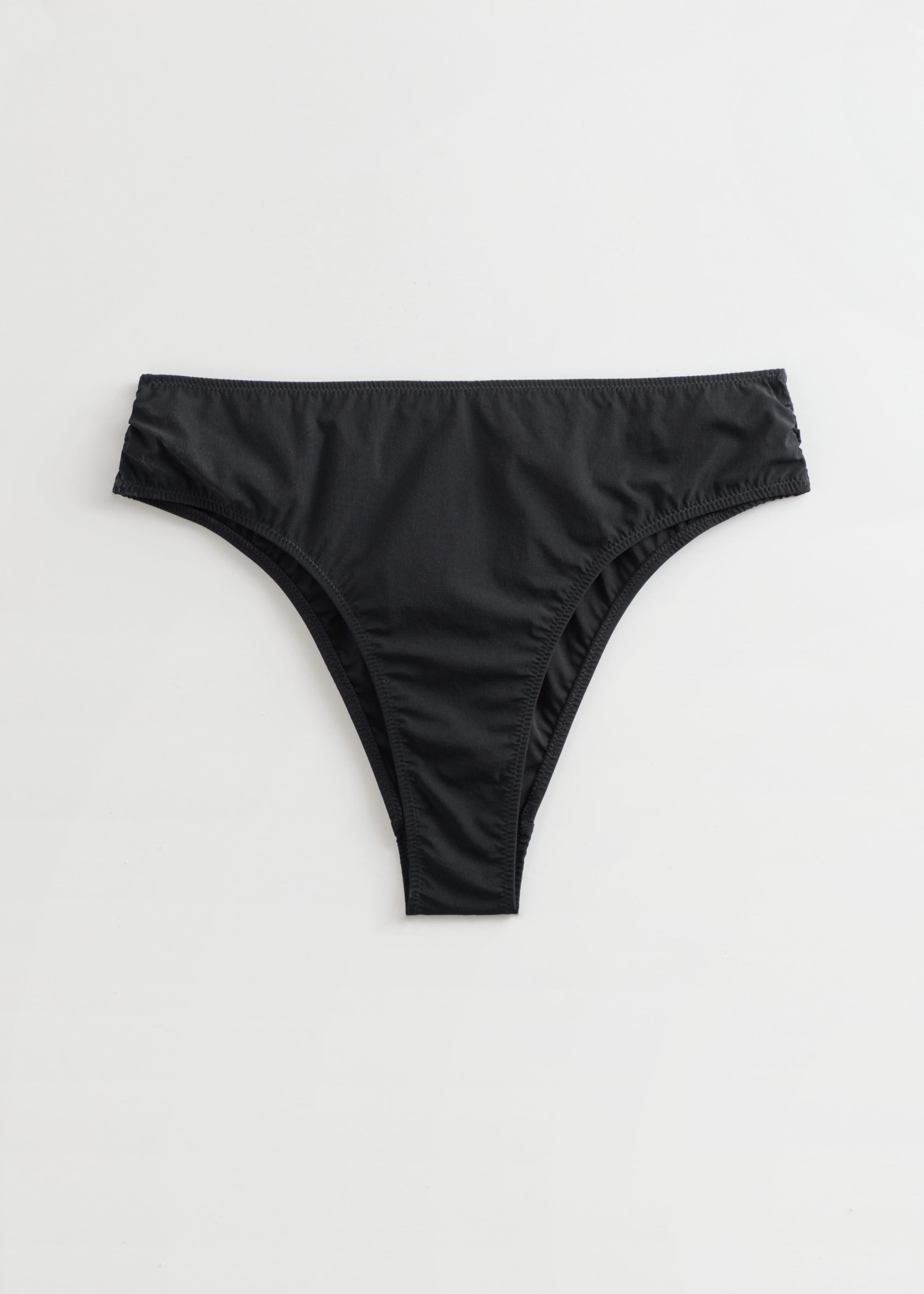 High Cut Bikini Briefs - Black - Still Life