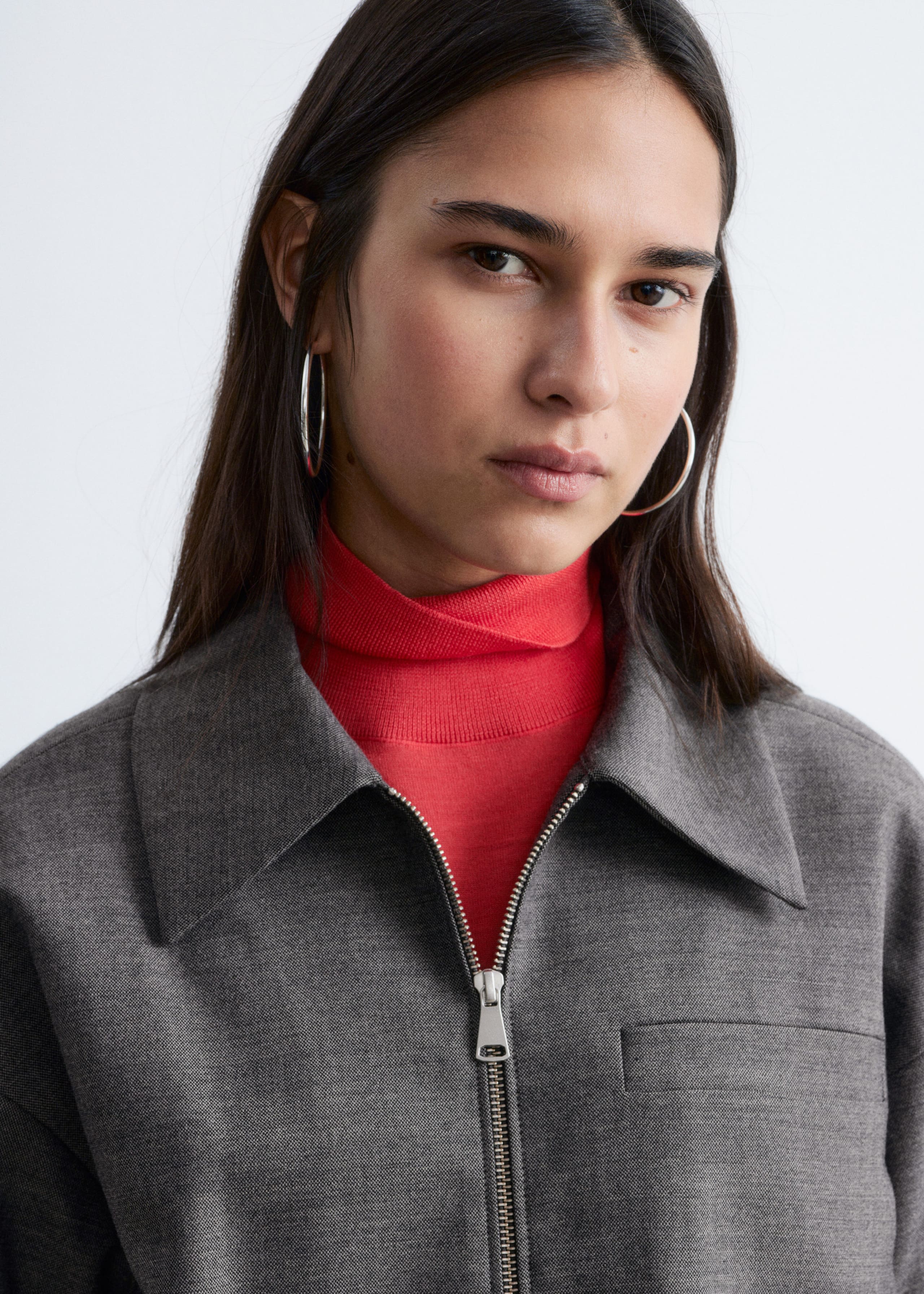 Image of Short Wool Jacket