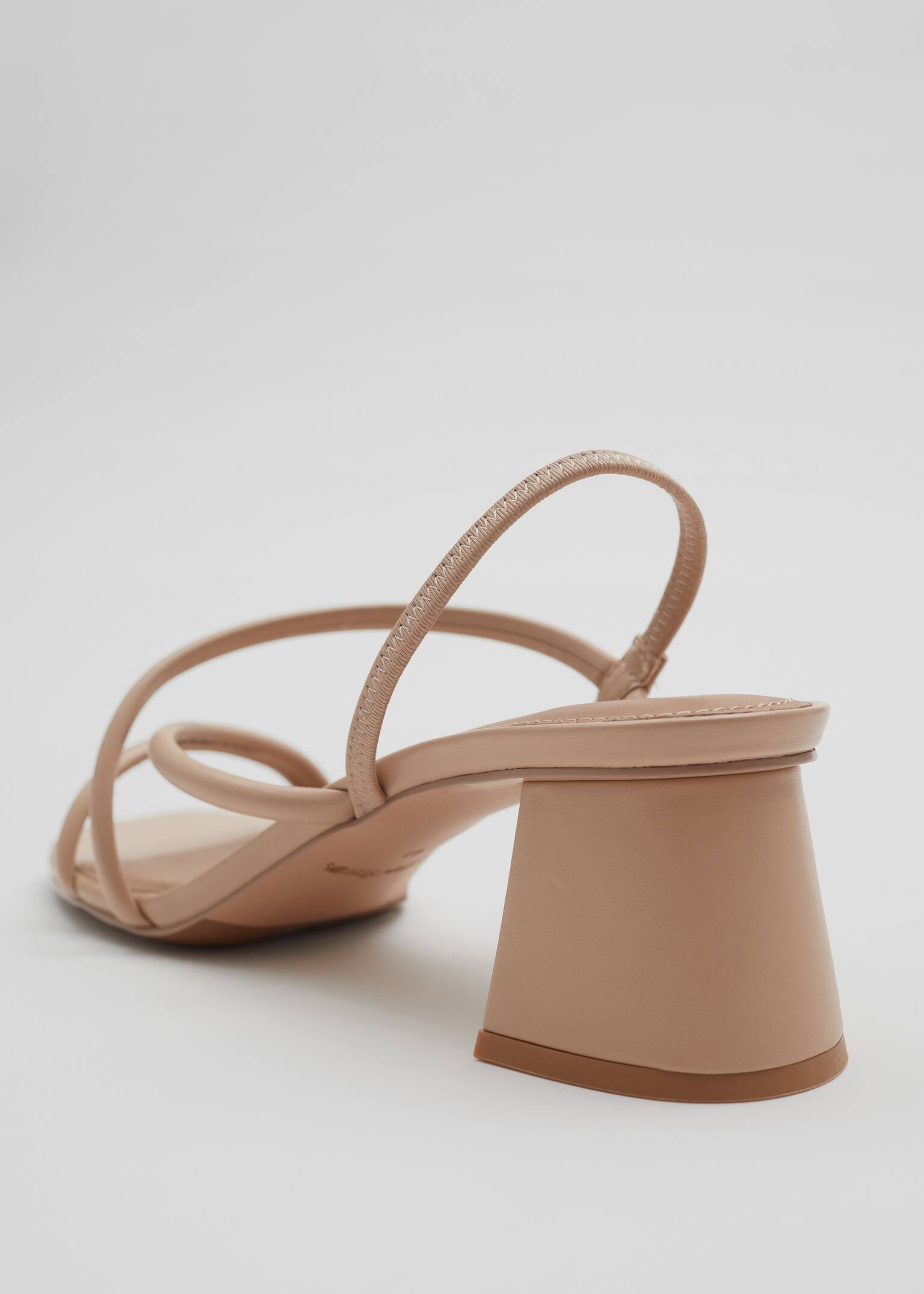 Sandale cu toc gros și barete - Bej/Burgundy/Beige suede/Negru/Maro - 4
