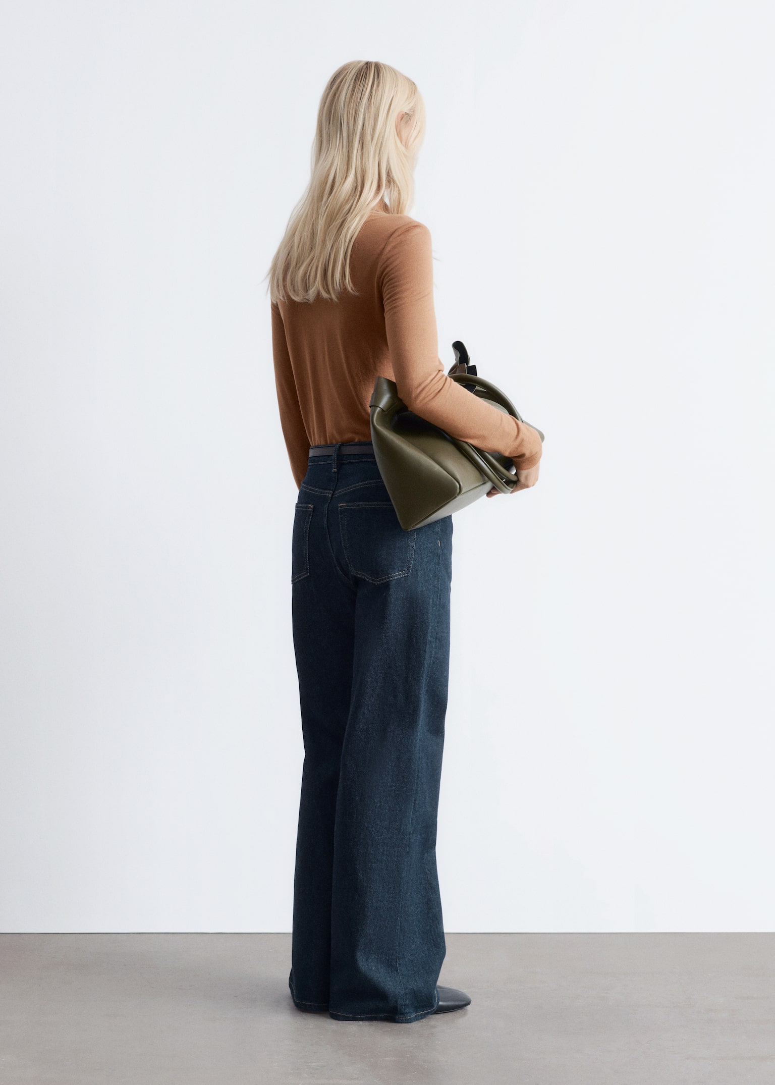 Wide-Leg Jeans - Dark Blue/Dark Red/Blue/Mid Blue Wash/Light blue/Medium Blue/Black/Dark Brown/Grey - 7