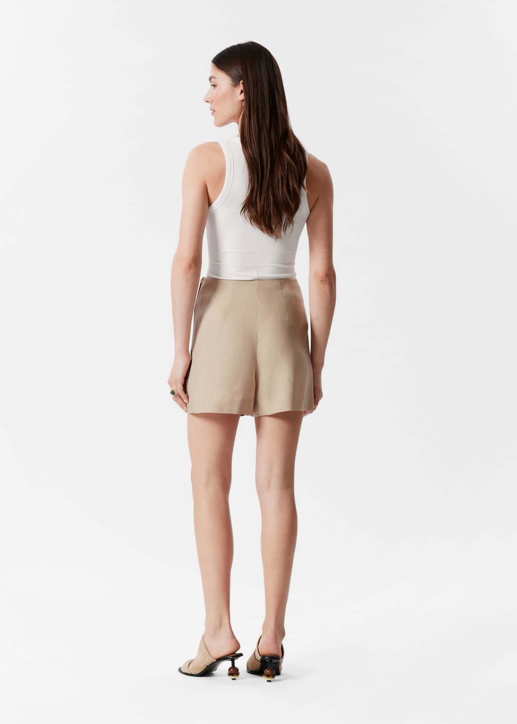 Image of Pantalones cortos con cordones