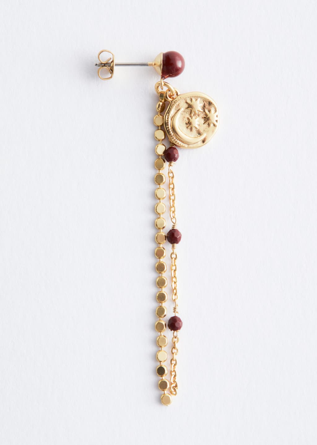 Image of Charm Hoop Earrings