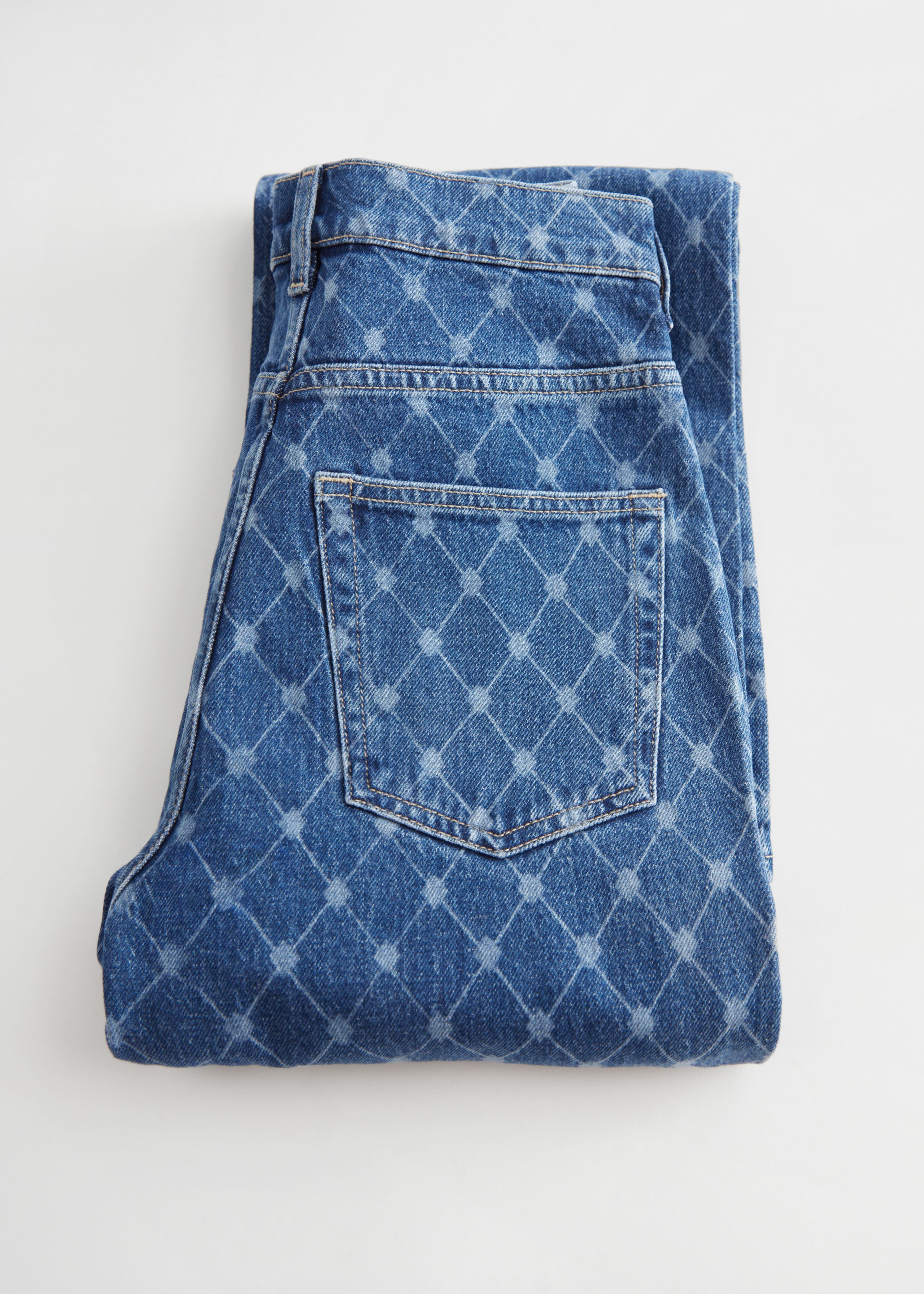 Image of Distressed Flared Jeans