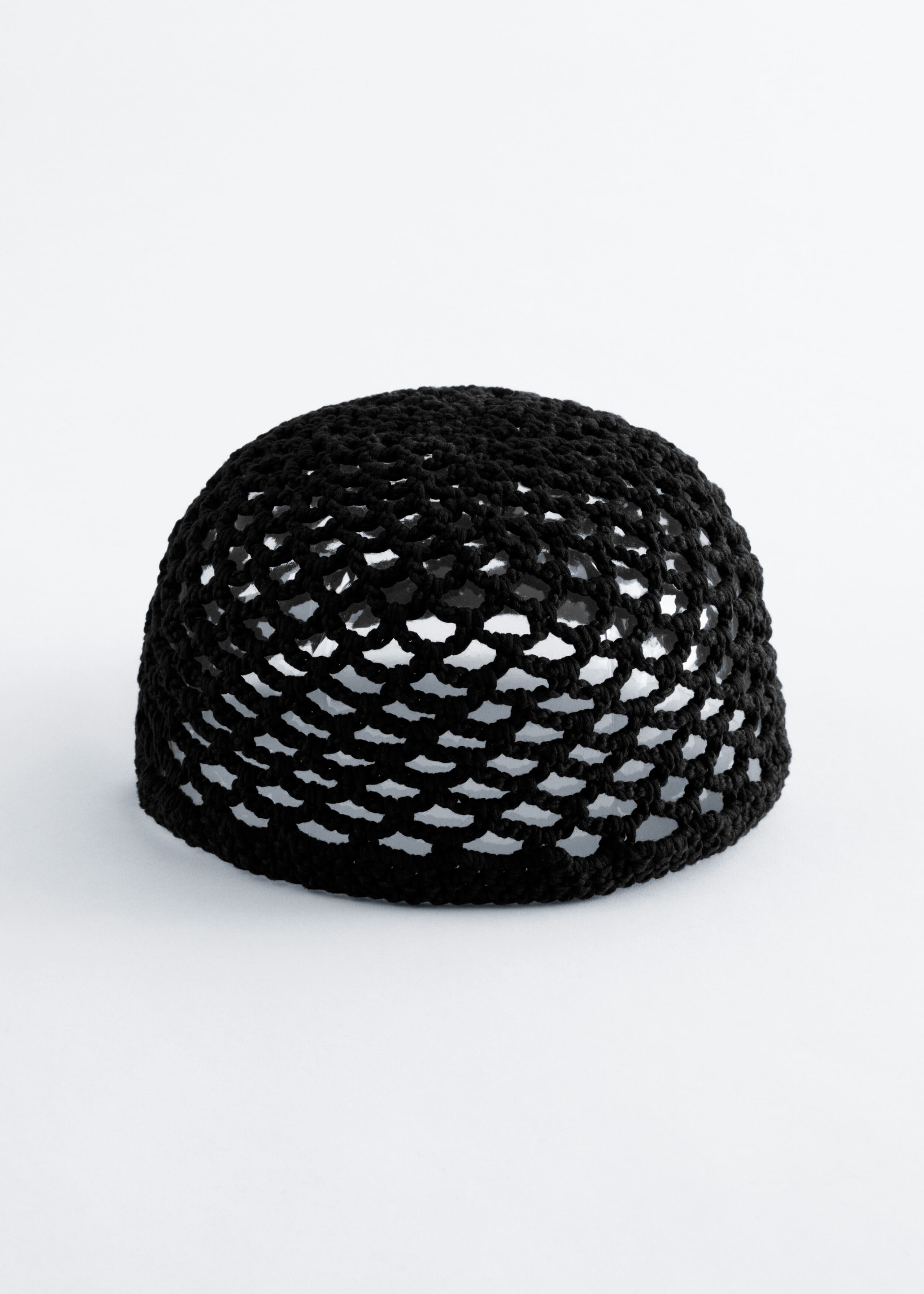 Image of Openwork Crochet Skullcap