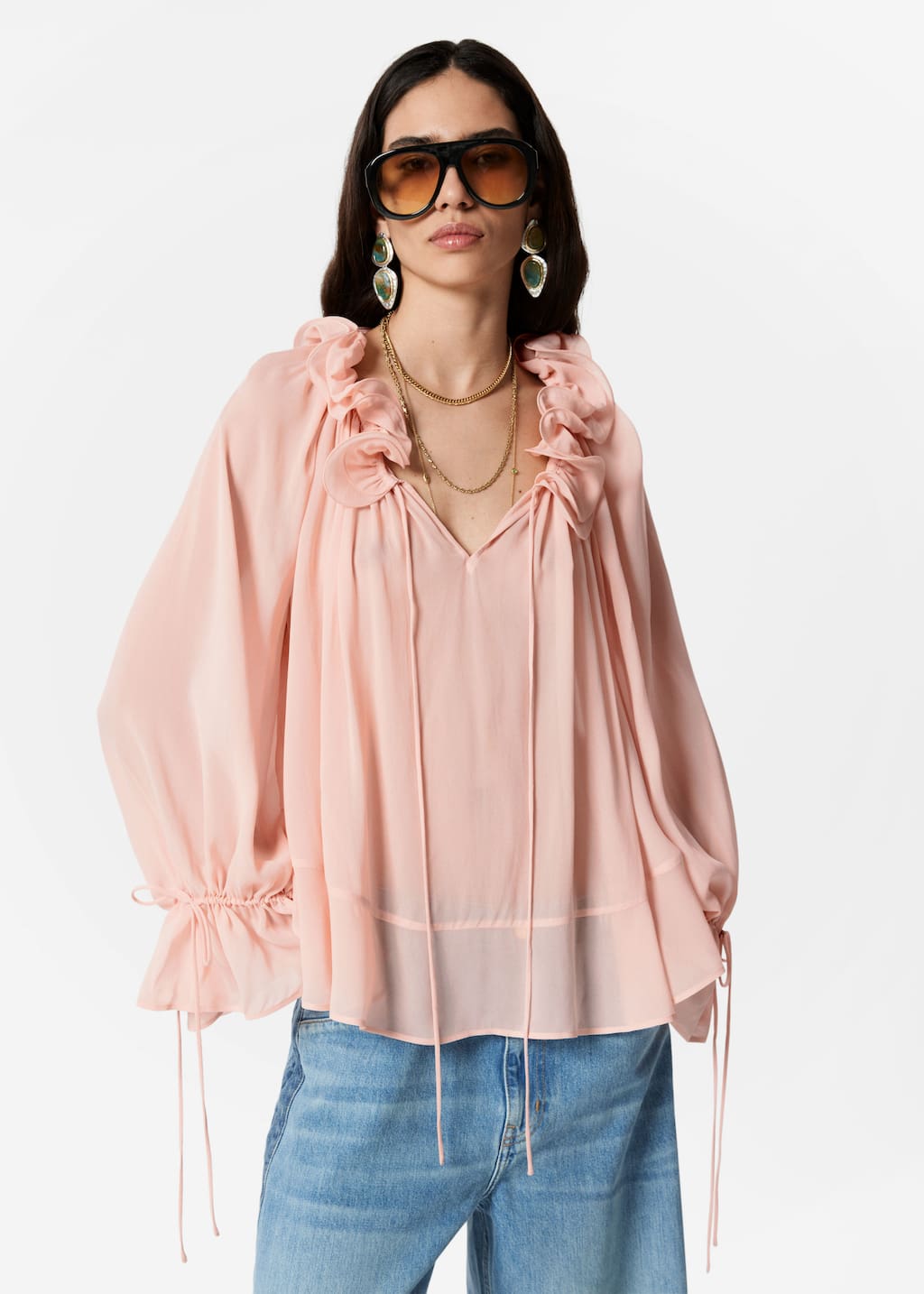 Image of Blusa con volantes