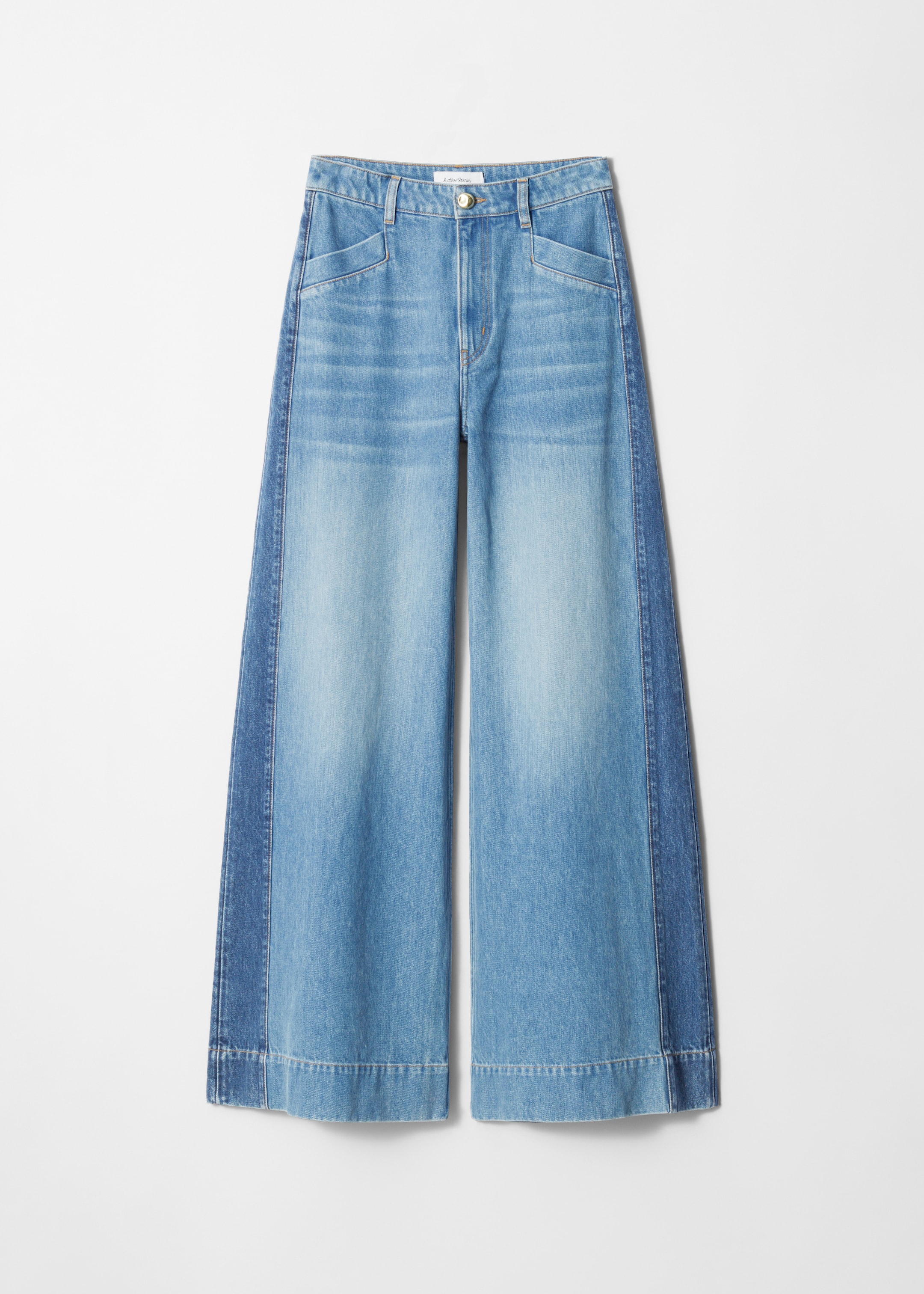 Größeres Bild ansehen: Jeans mit weitem, langem Bein - Mittelblau - Ladies | H&M DE 6