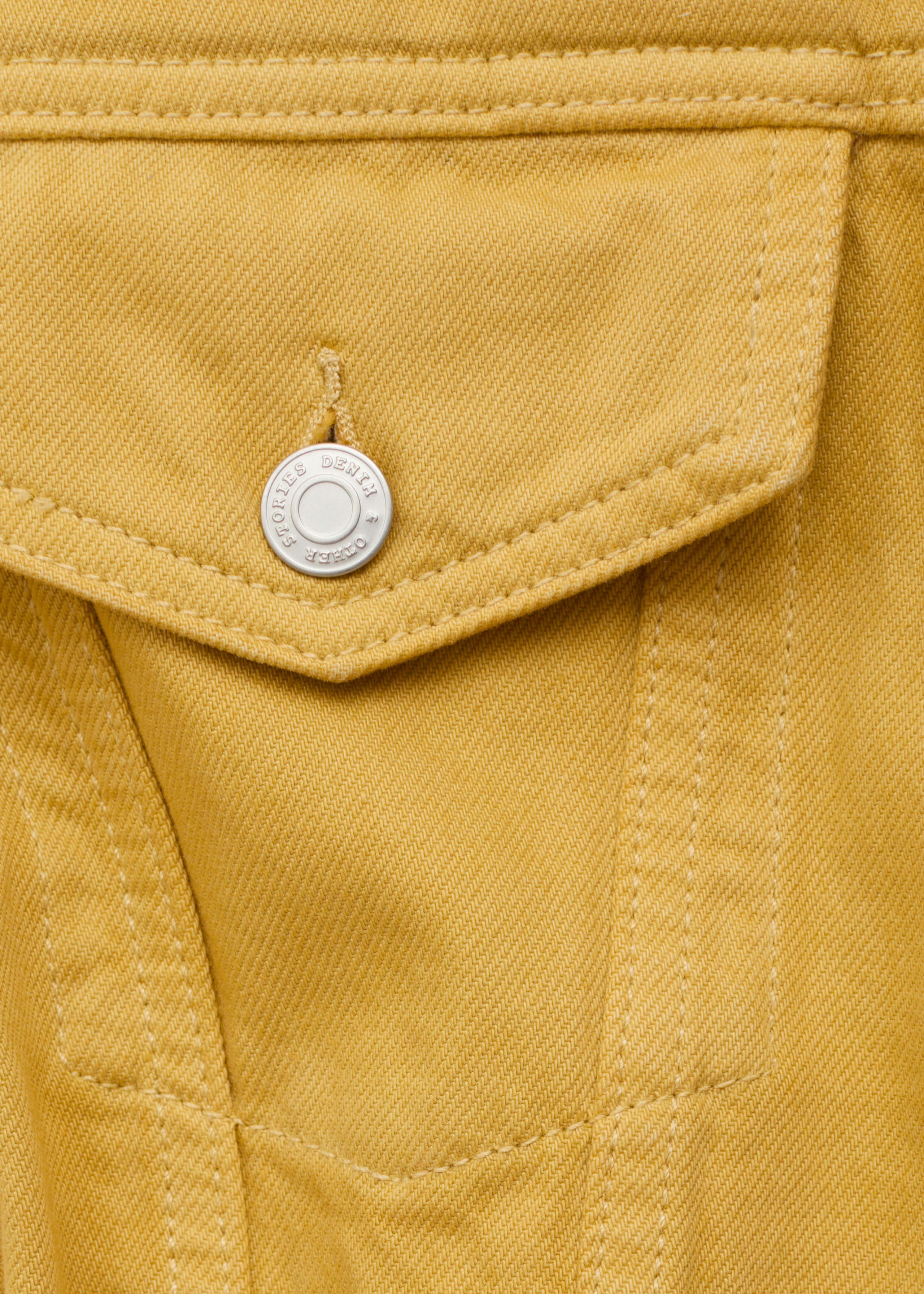 Image of Fitted Denim Vest