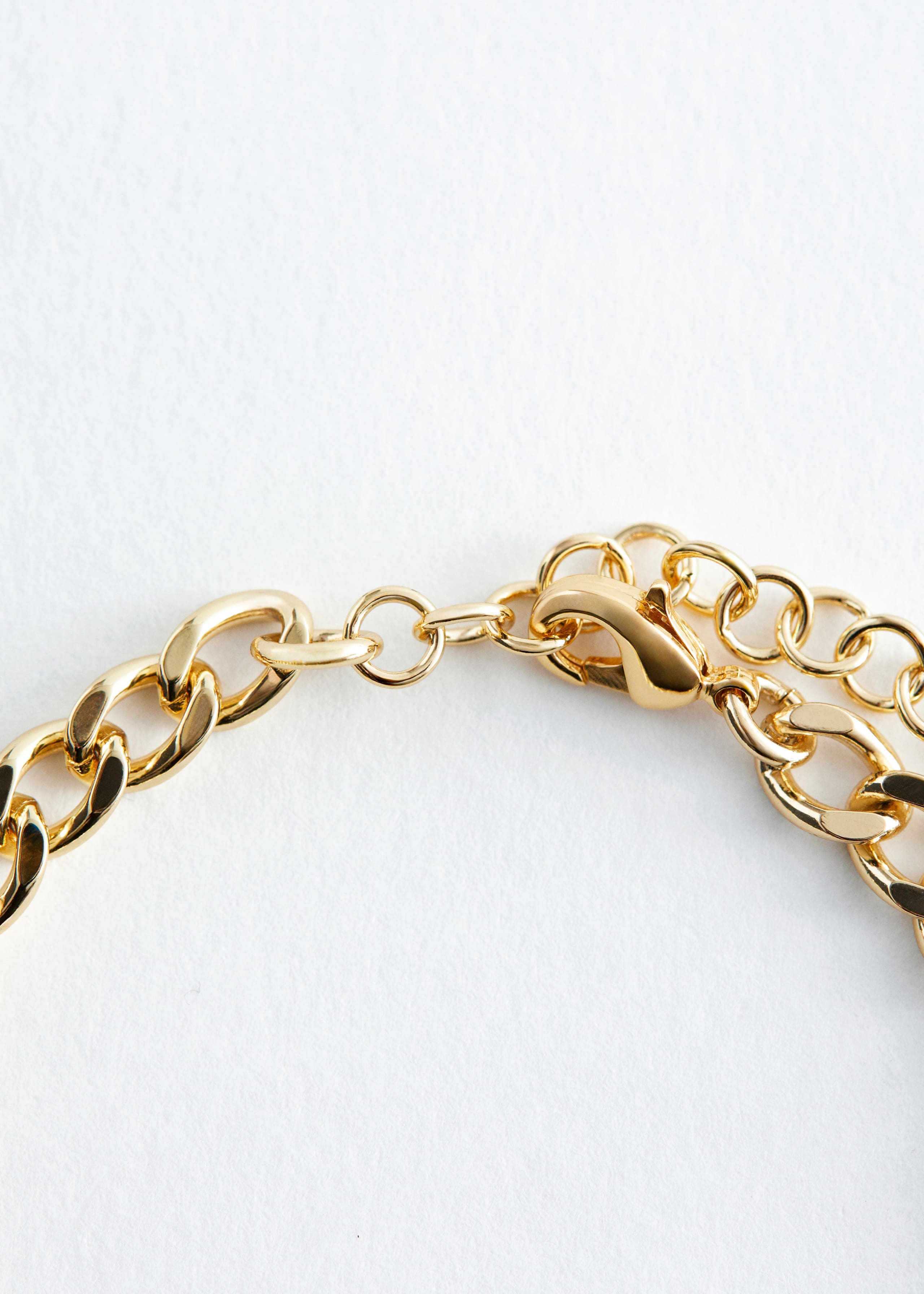 Image of Curb Chain Charm Bracelet