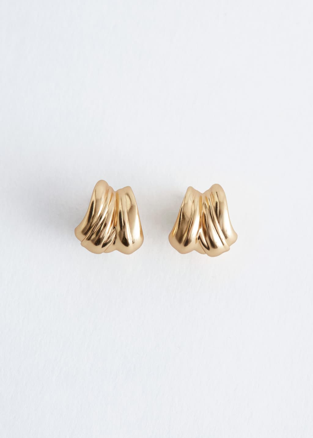 Chunky skulpturala hoops
