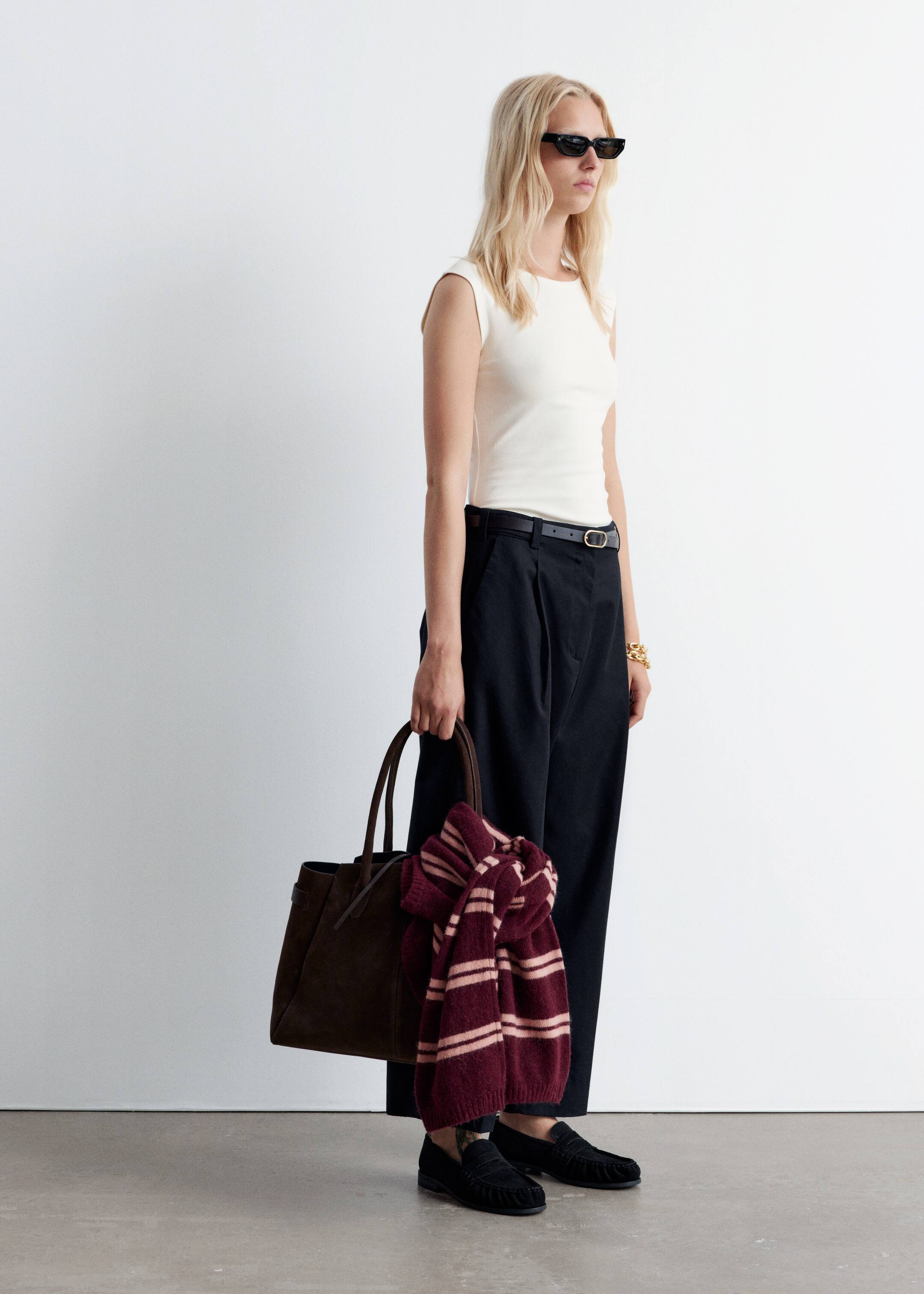 Ver imagem maior: Top com decote em V nas costas - Branco - SENHORA | H&M PT 6