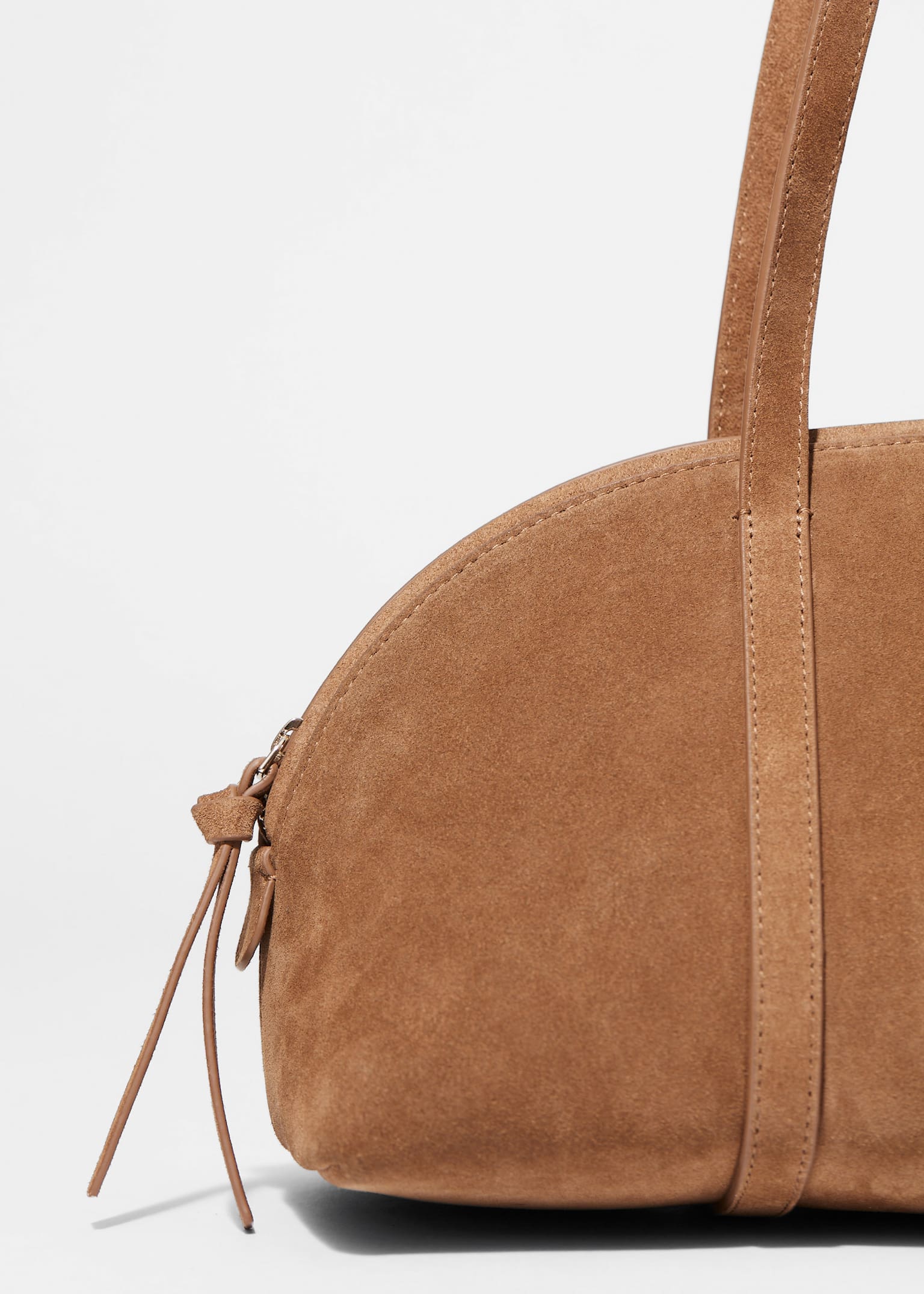 Σουέτ Bowling Bag - Καφέ/Καφέ/Γαλάζιο - 6