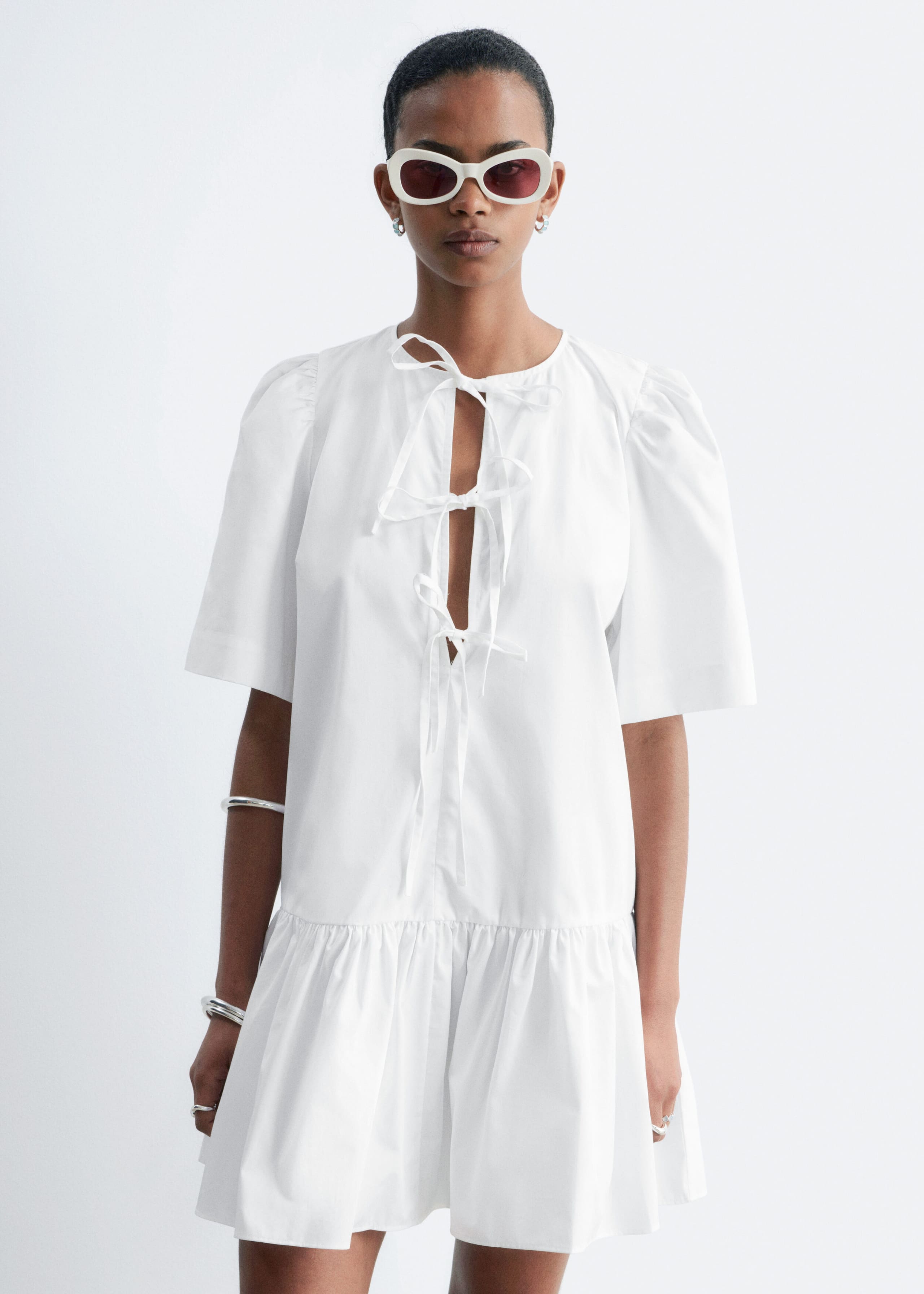 Image of Peplum Mini Dress