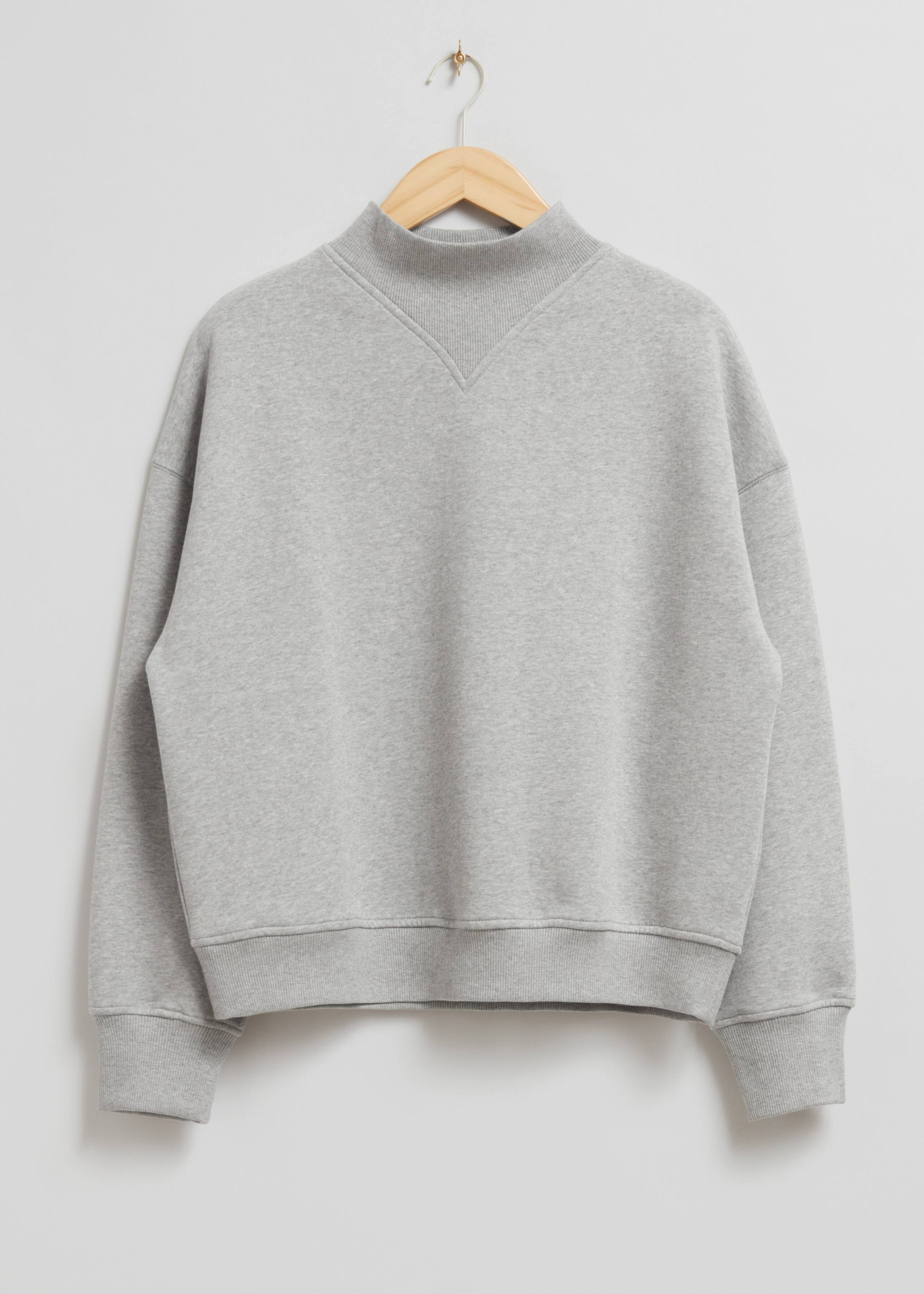 Felpa con collo a lupetto - Nero - Natura morta